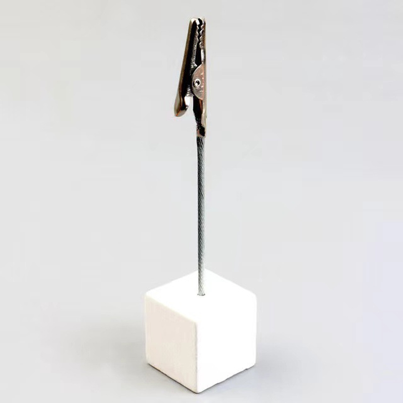 Wooden Memo Holder Stand 5
