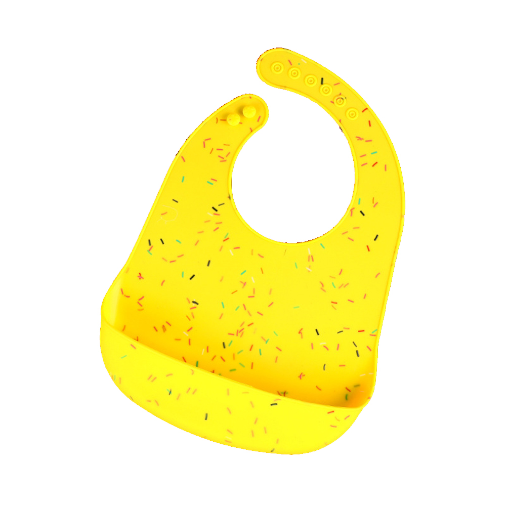 Starry sky silicone waterproof baby bib 4