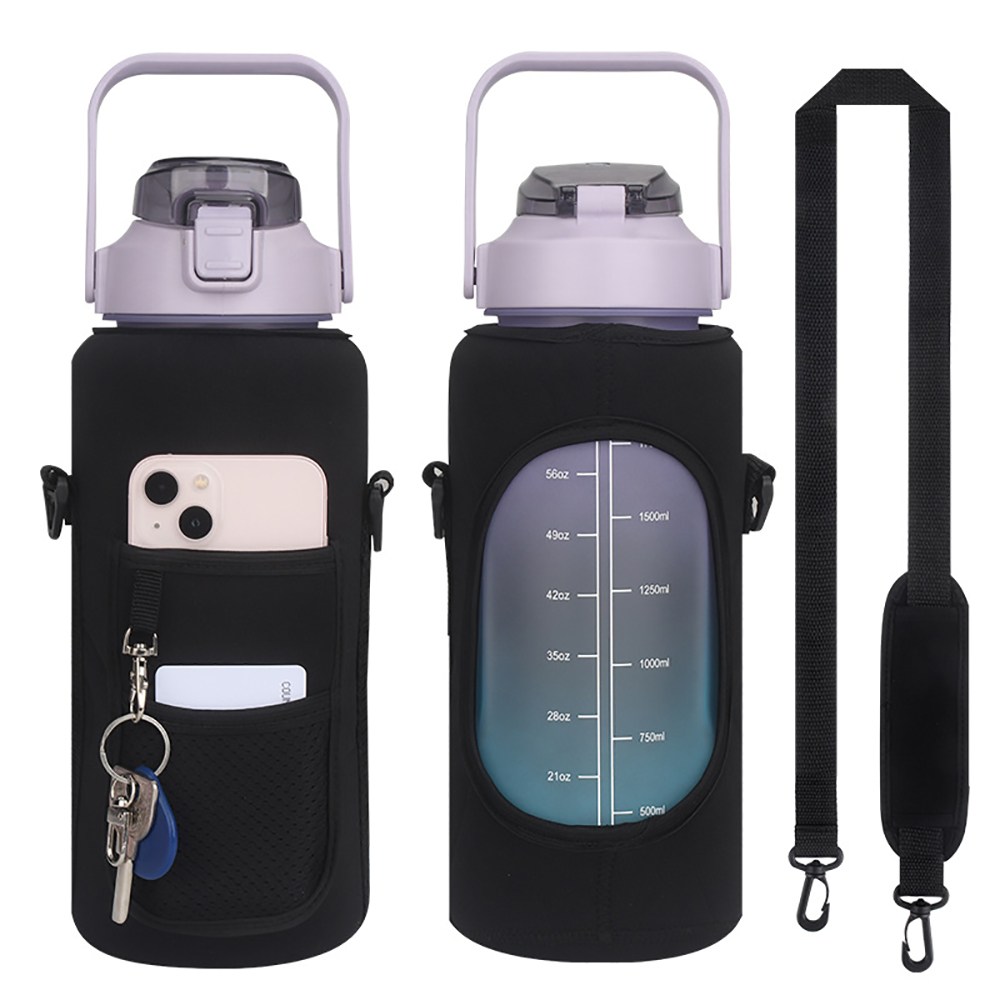 2000ML Half Gallon Water Bottle Holder with Shoulder Strap 3