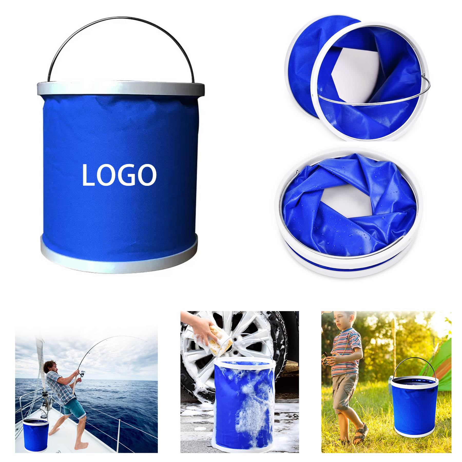 13L Portable Foldable Bucket 2