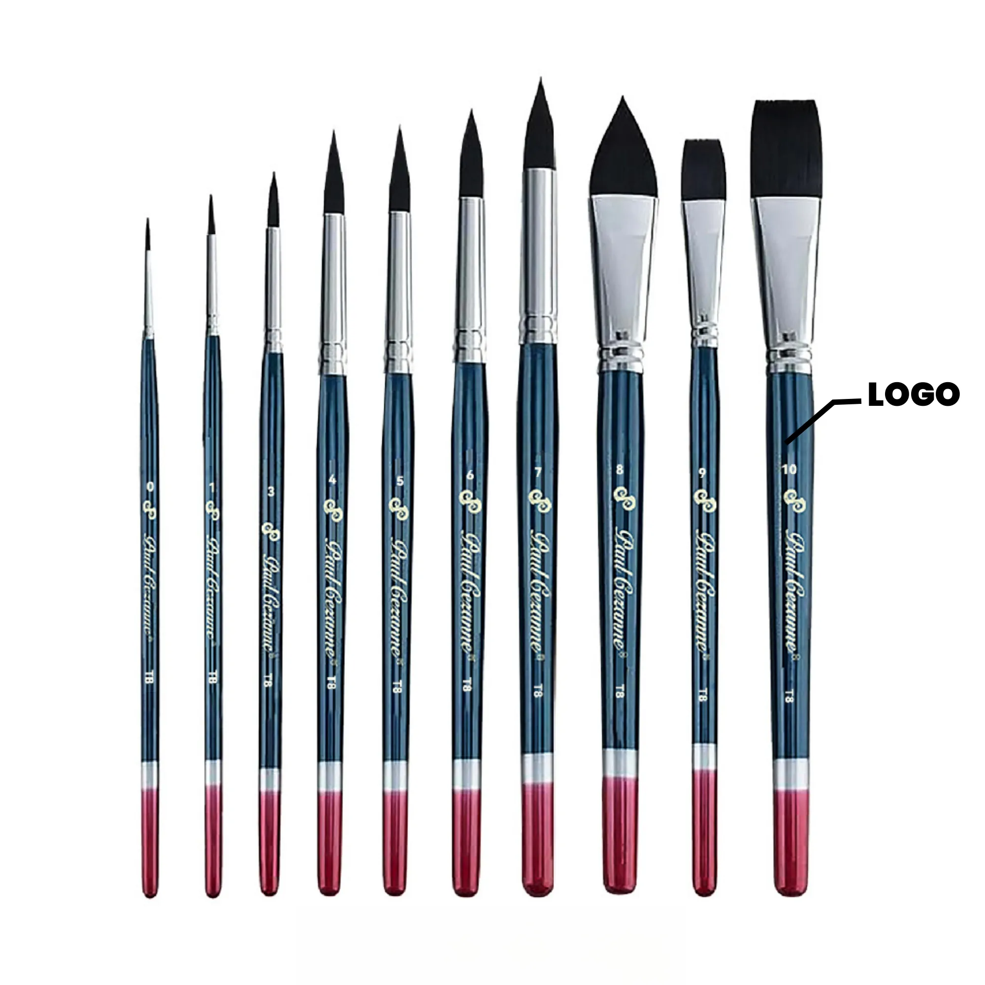10 PCS Watercolor Brushes 4