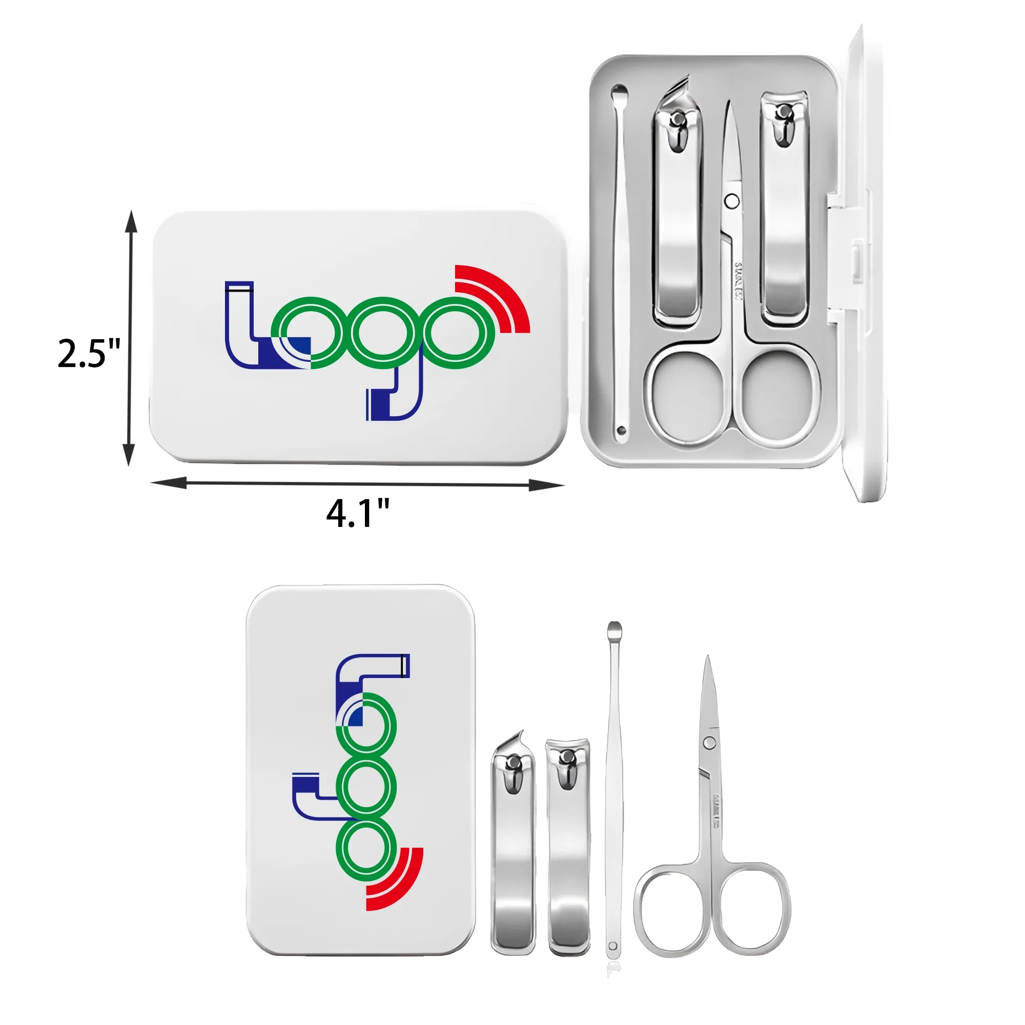 MOQ 50 PCS Stainless Steel Nail Clippers Set 1