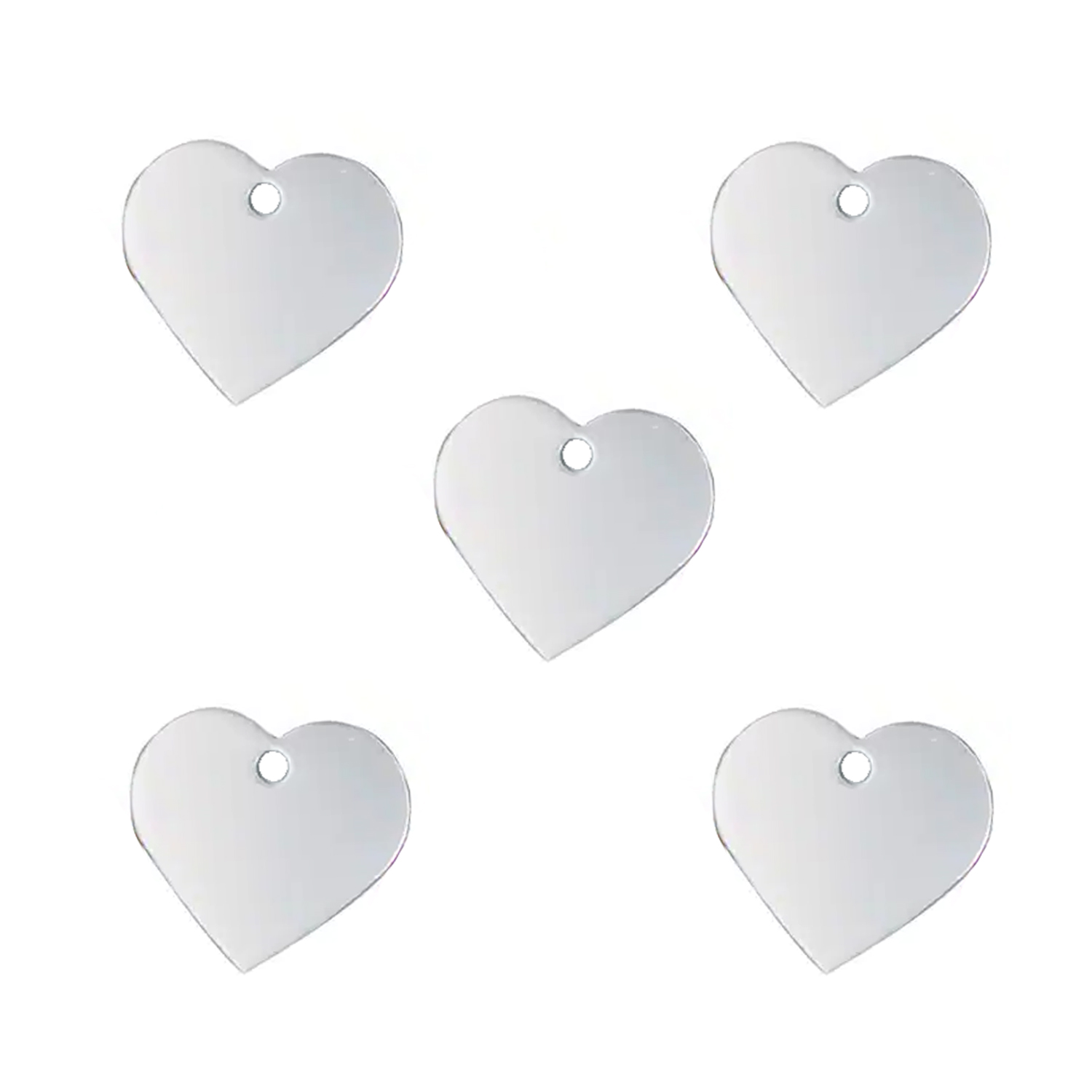Heart Shape Aluminum Pet Tag 4