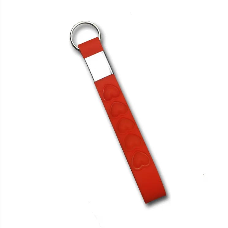 Heart Shaped Push-Up Stress Reliever KeychainKeychain 6