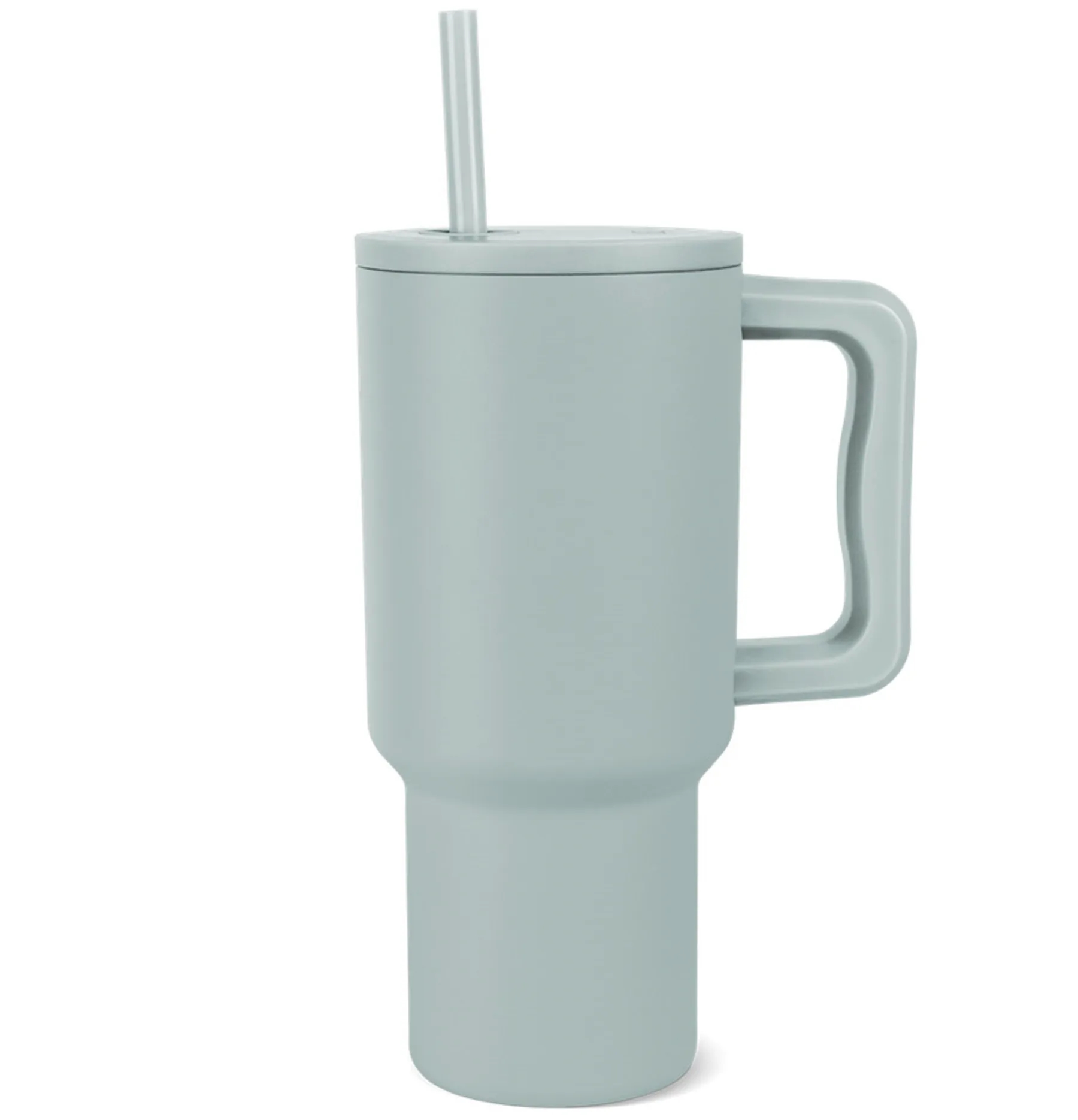 30 Oz. Stainless Steel Vacuum Tumbler with Handle & Straw 5