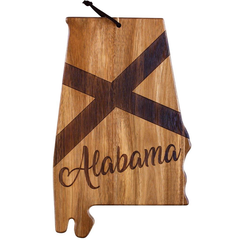 Rock & Branch® Origins Series Alabama State Shaped Wood Serving and Cutting Board