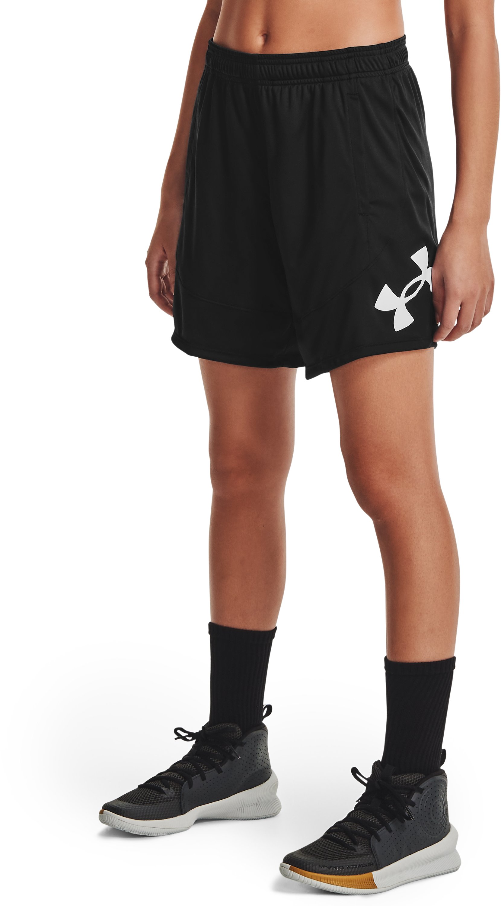 Women's UA Colorblock Basketball Shorts 1