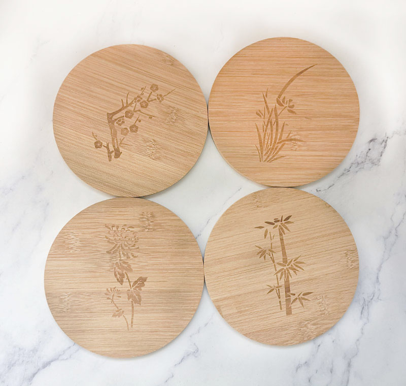 Bamboo Heat Resistant Coaster 3