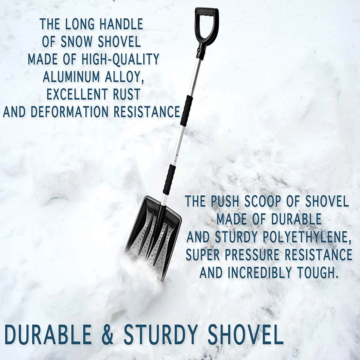 3-In-1 Snow Shovel With Brush 2