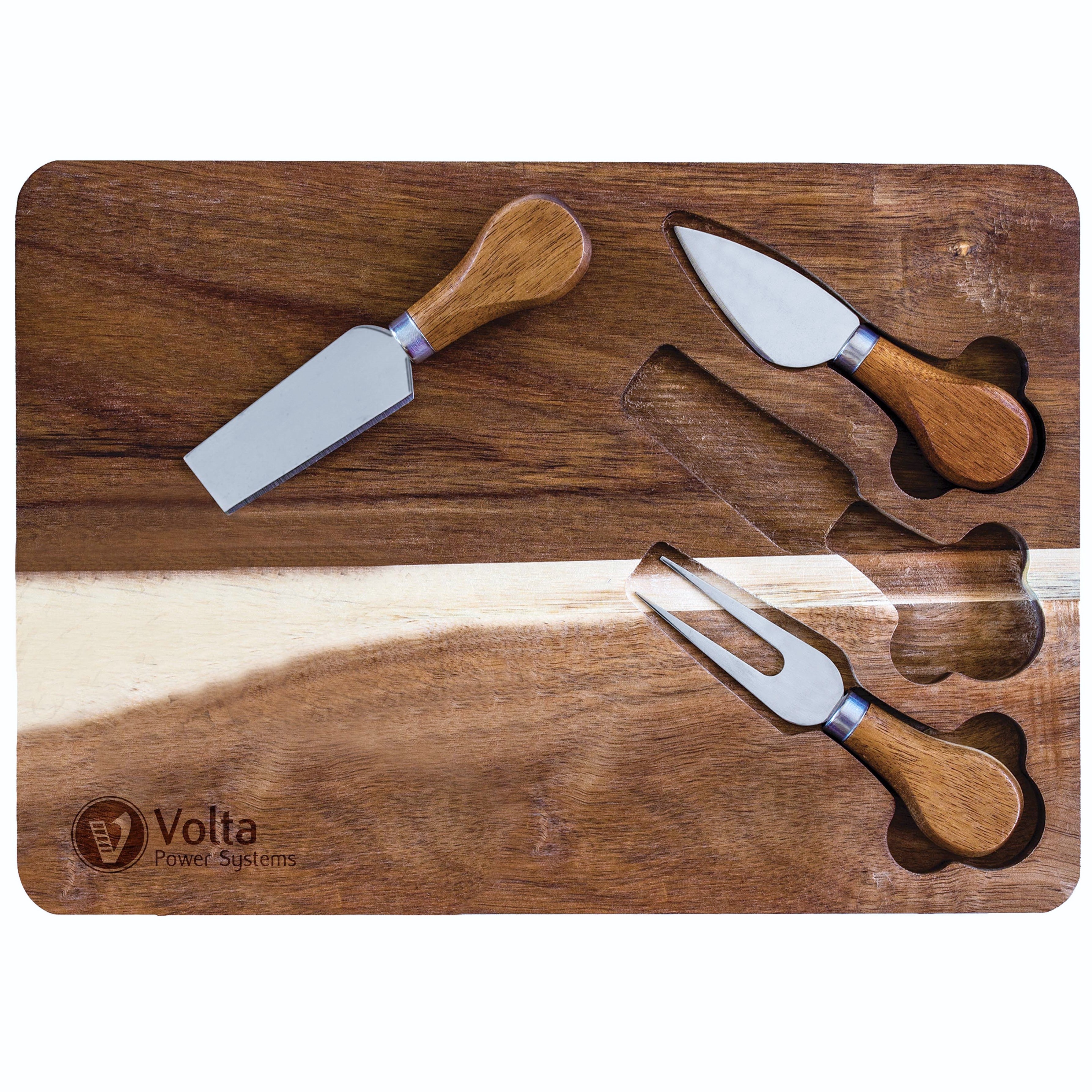 Acacia Cheese Serving Set