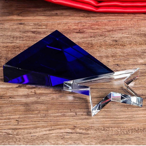 Crystal Star with Blue Base Awards 2