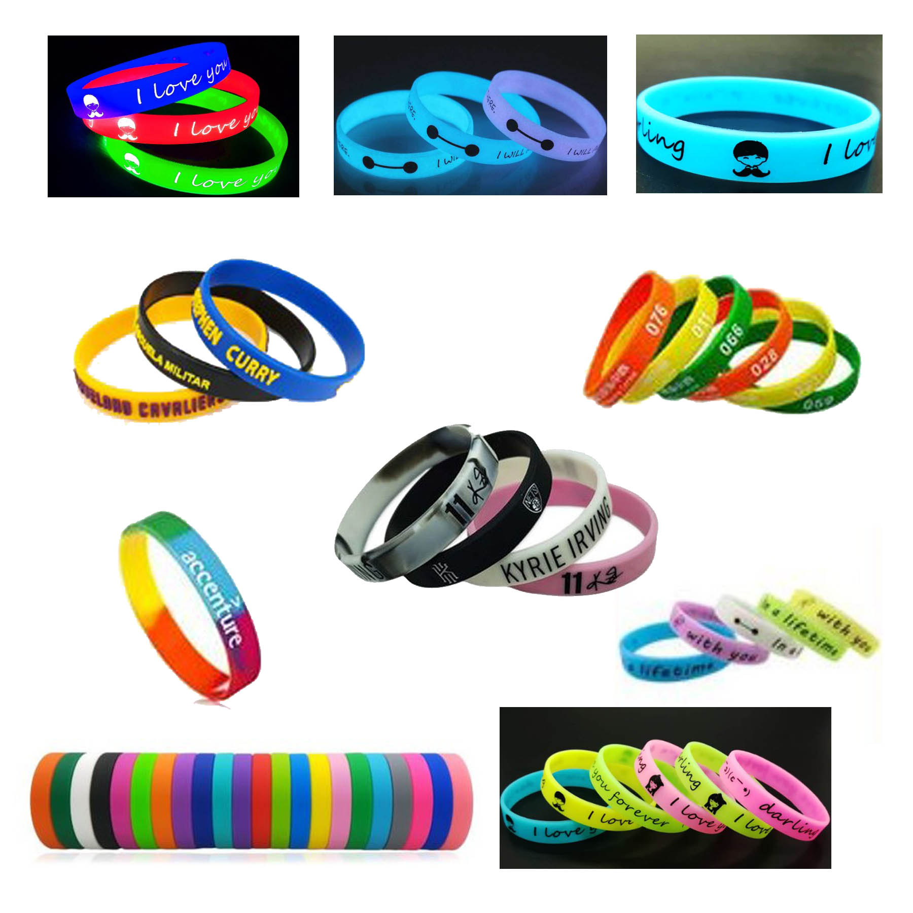 Luminous Silicone Wristband Bracelet 2