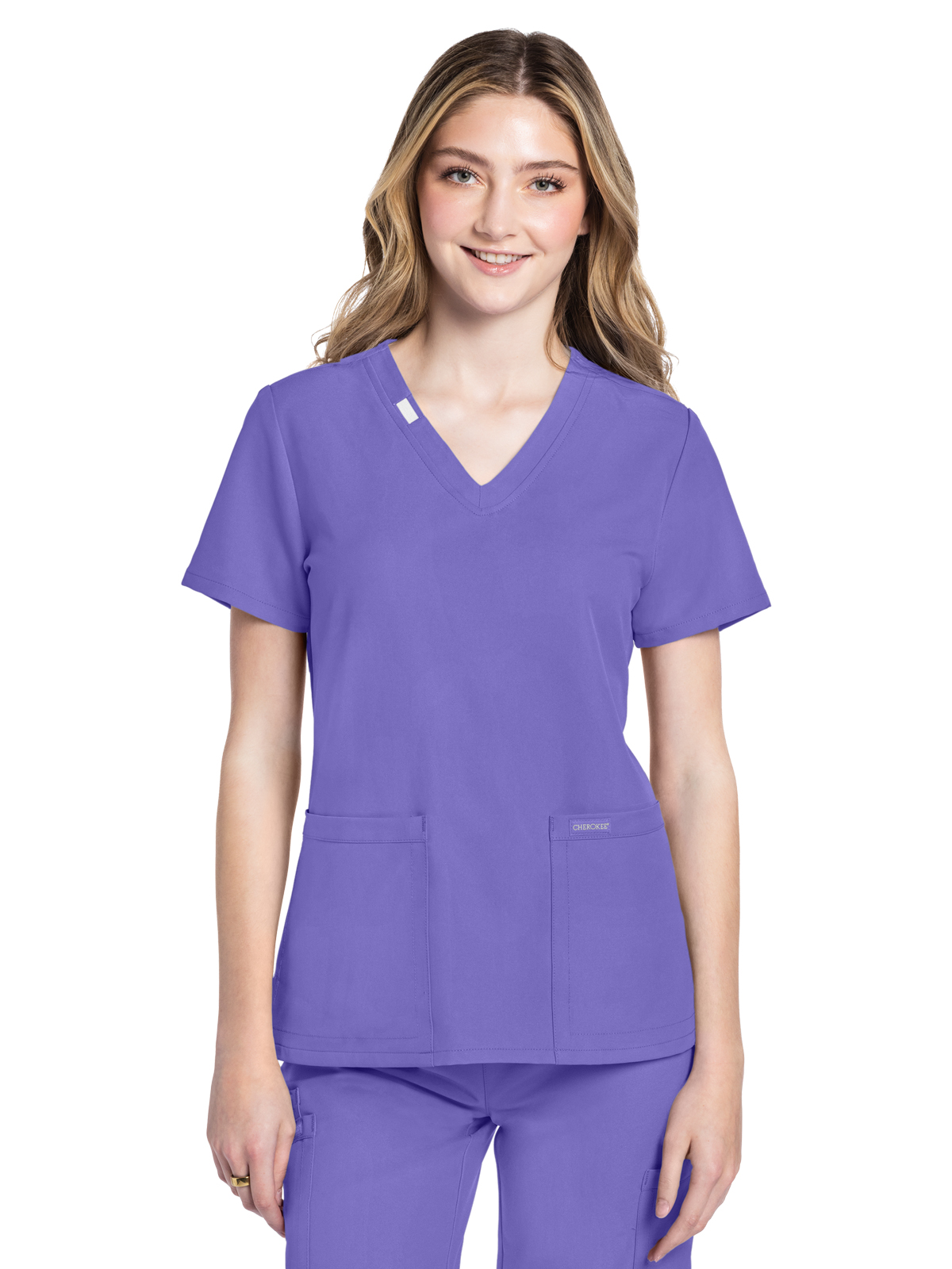 Cherokee - WW Originals Ultra - Women's 2-Pocket V-Neck Top 13
