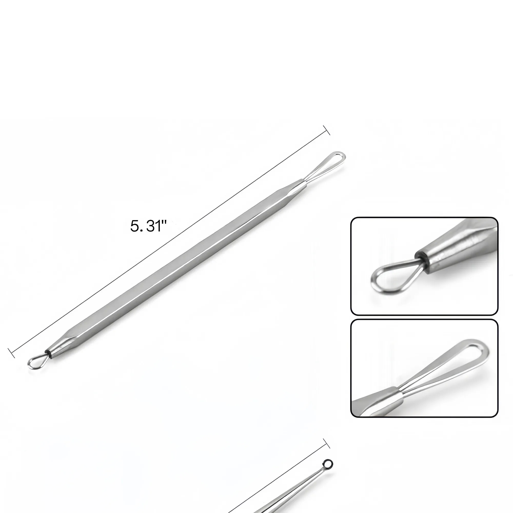 Surgical Steel Comedone Blackhead Extractor Tools Beauty Set 3