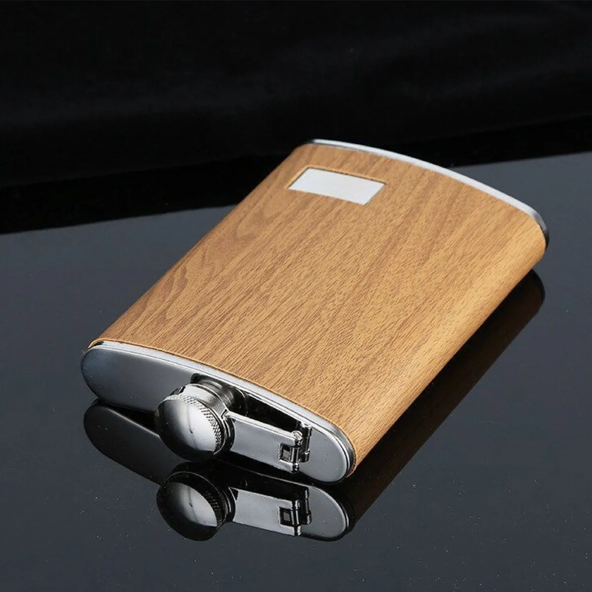 Portable Stainless Steel Flask Knife And Fork Gift Box, custom water bottle with logo imprint 8