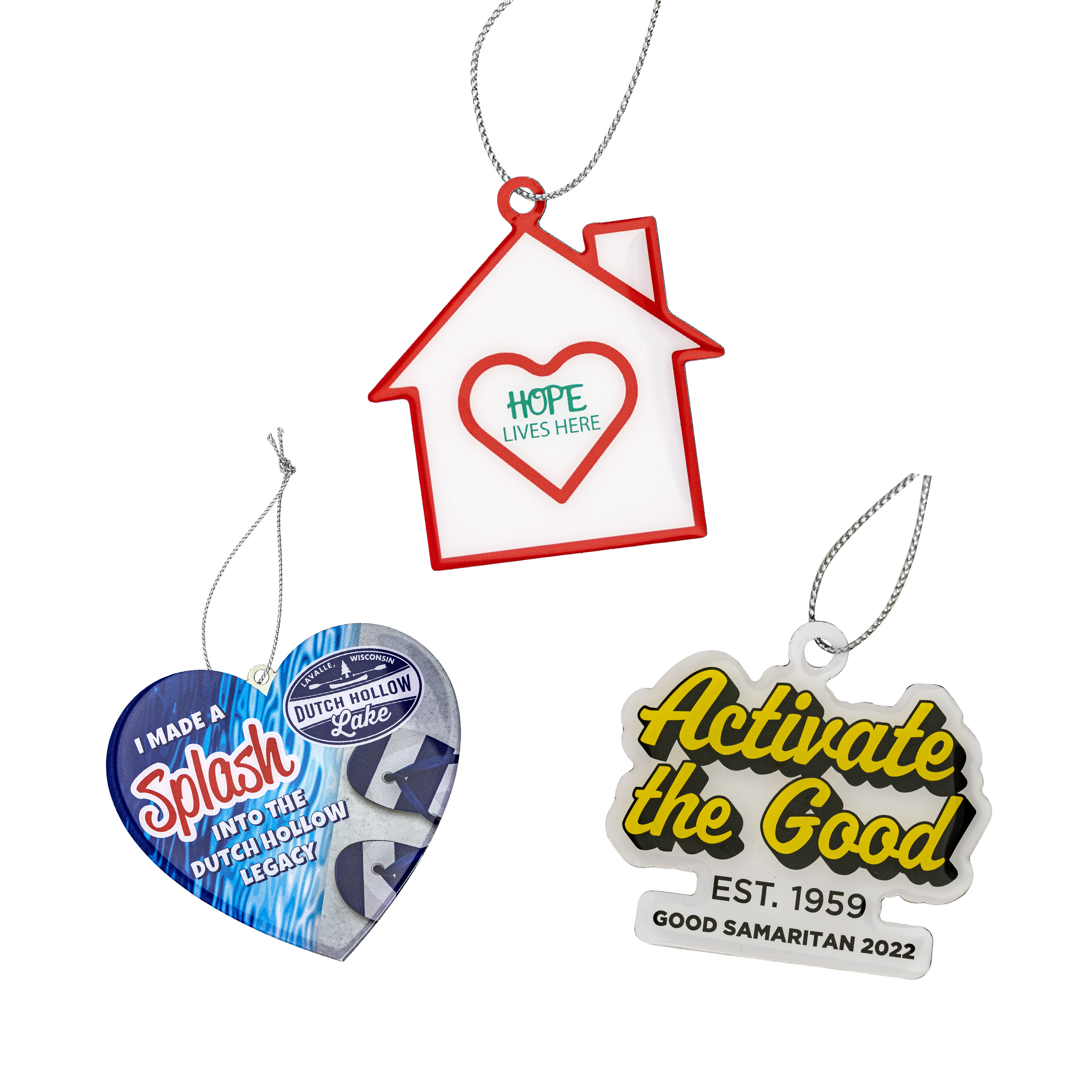 Custom Litho Holiday Ornament (3”)