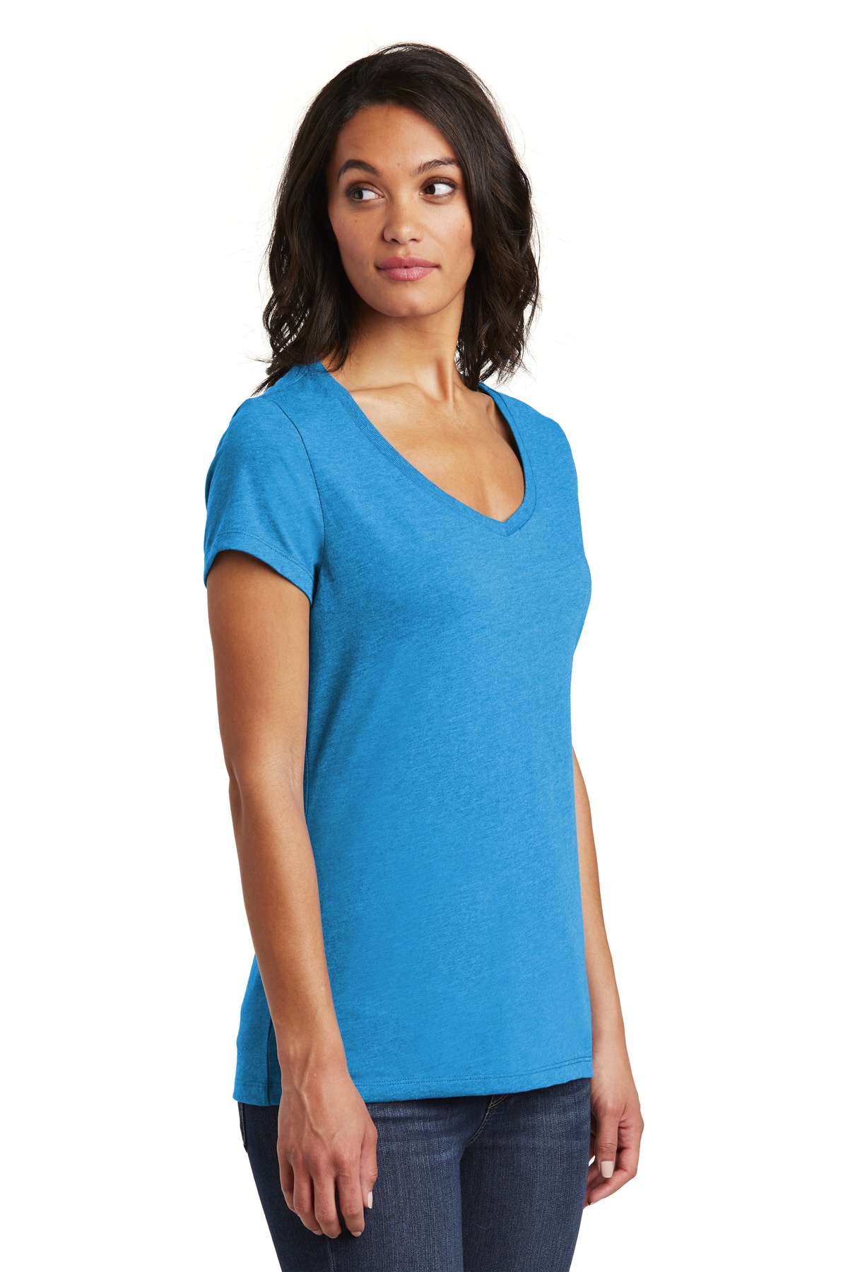 District Women's Very Important Tee V-Neck. DT6503 26