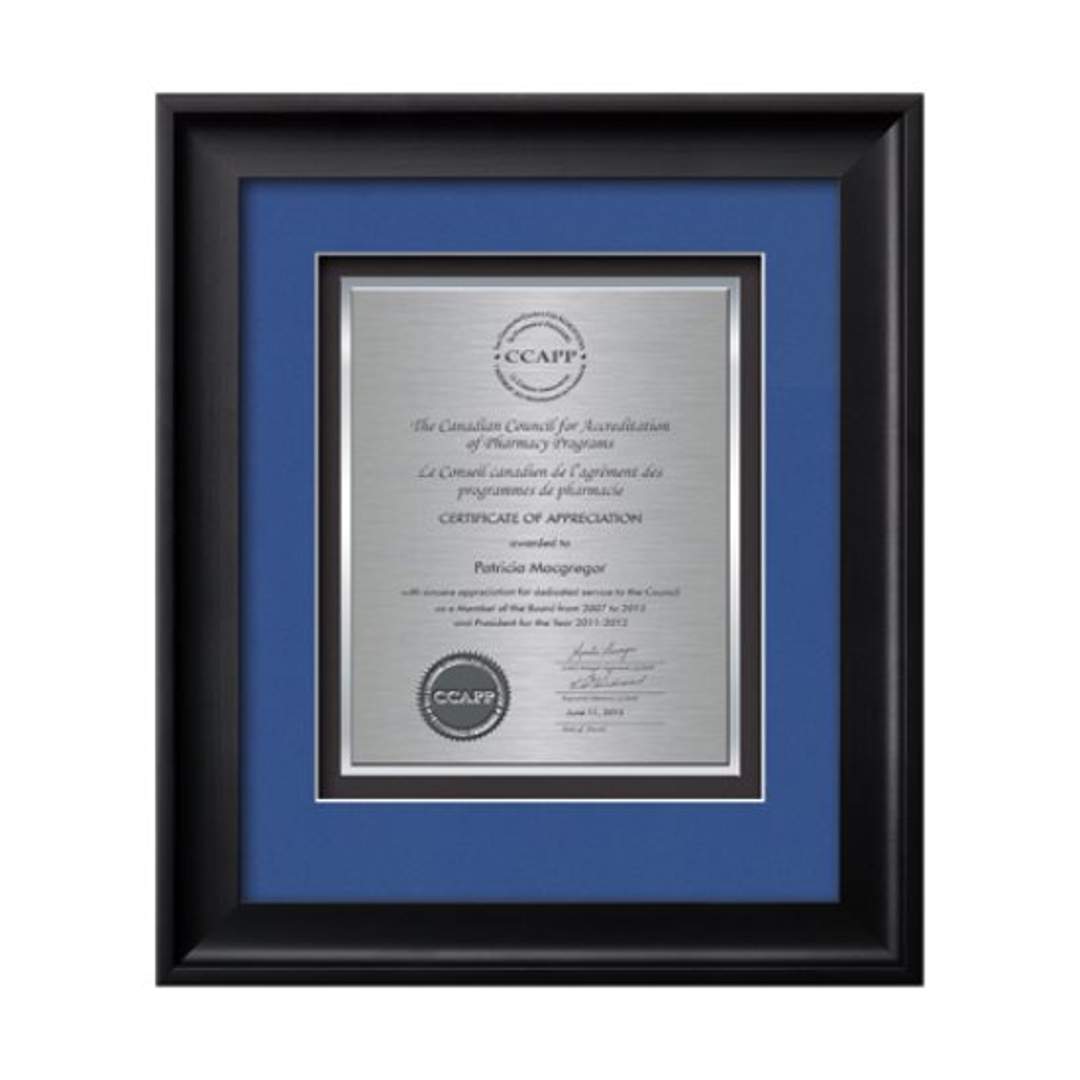 Yorktech Certificate TexEtch - Black 4