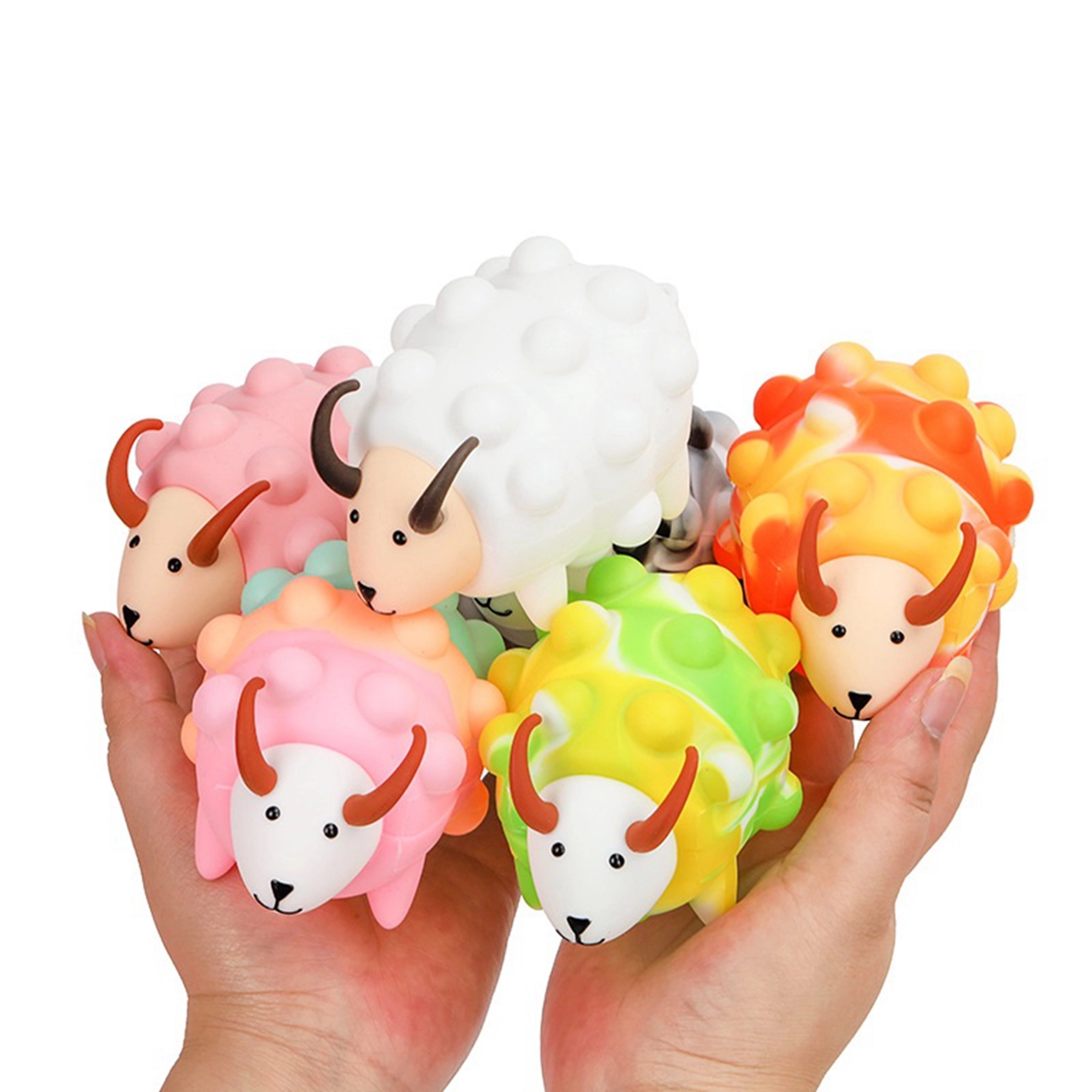 Sheep Shaped Push Pop Bubble Anti Stress Ball 7