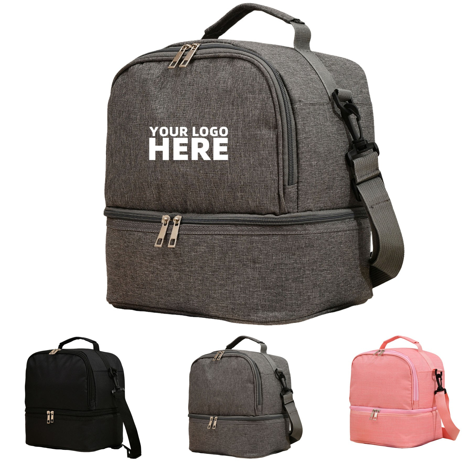 Insulated Dual Compartment Lunch Bag
2