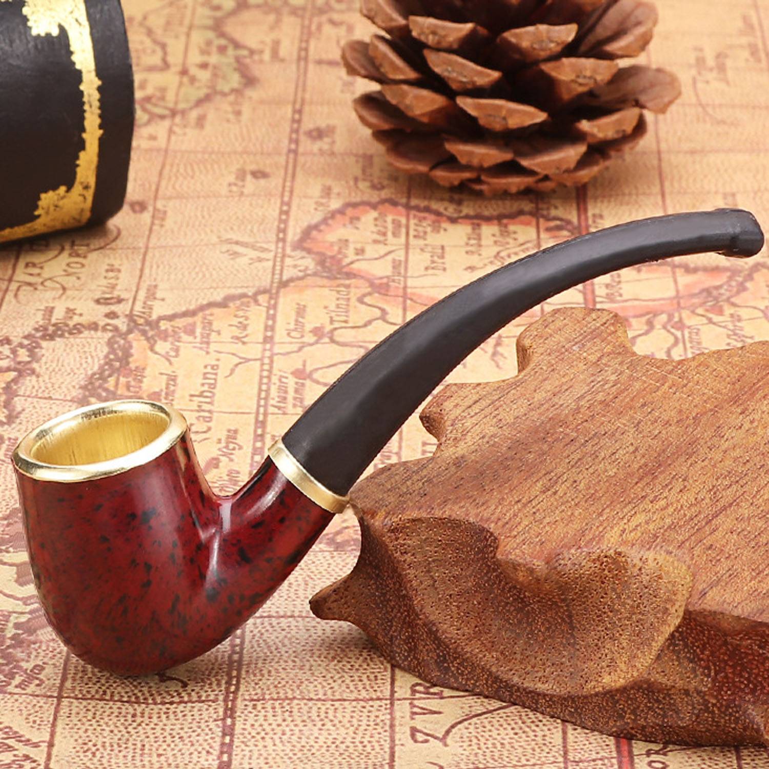 Detachable Ergonomic Elegant Resin Plastic Tobacco Pipe 4