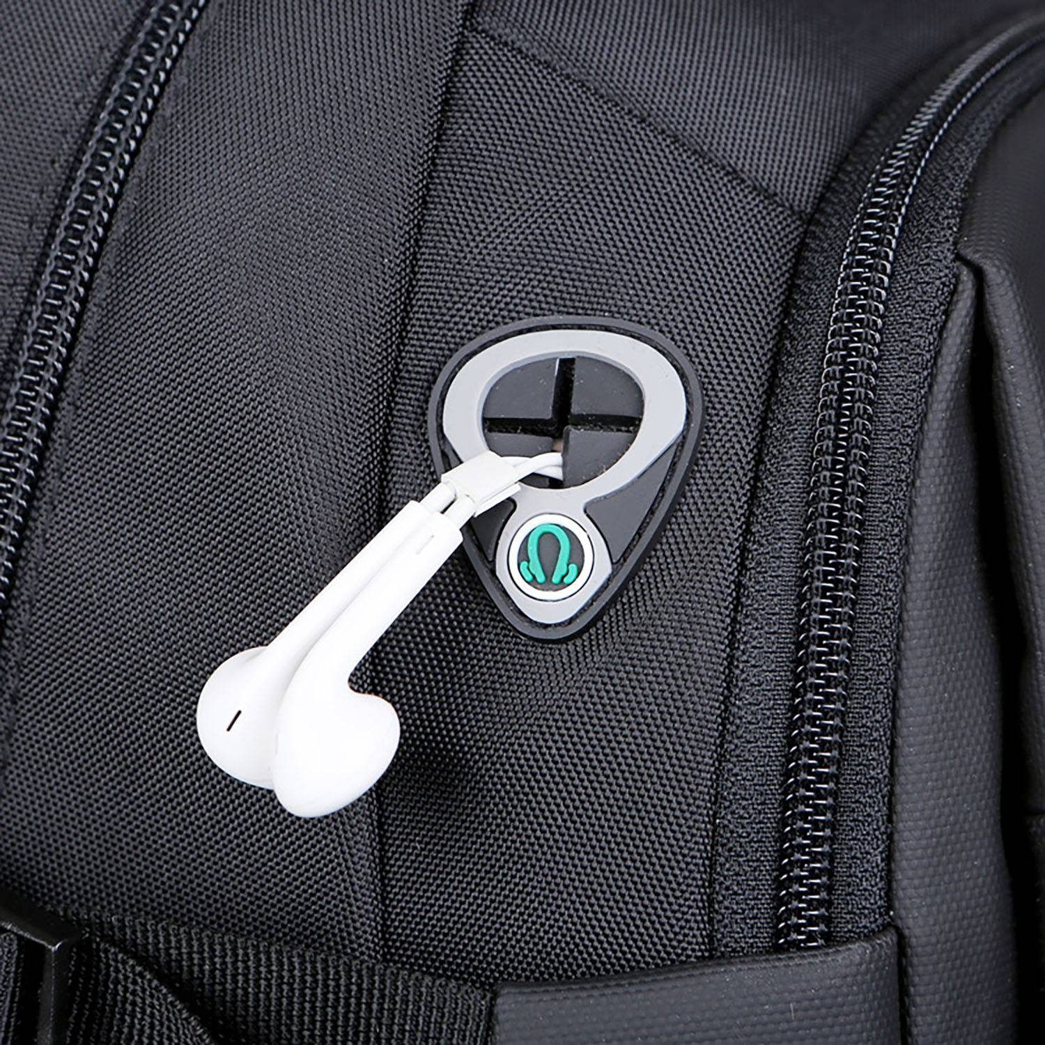 Nylon Backpack With USB Charging Port for Sports 5