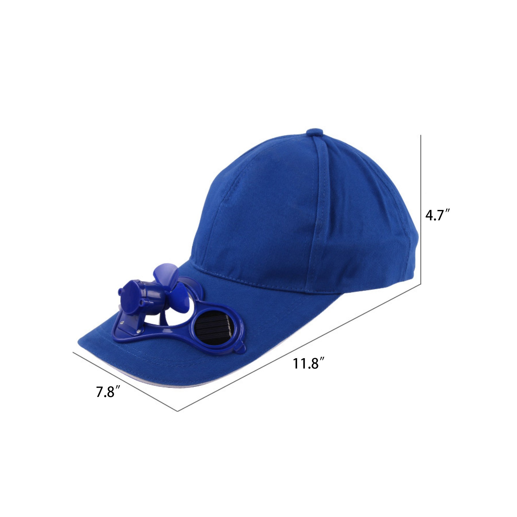 Solar Fan Baseball Hat 1