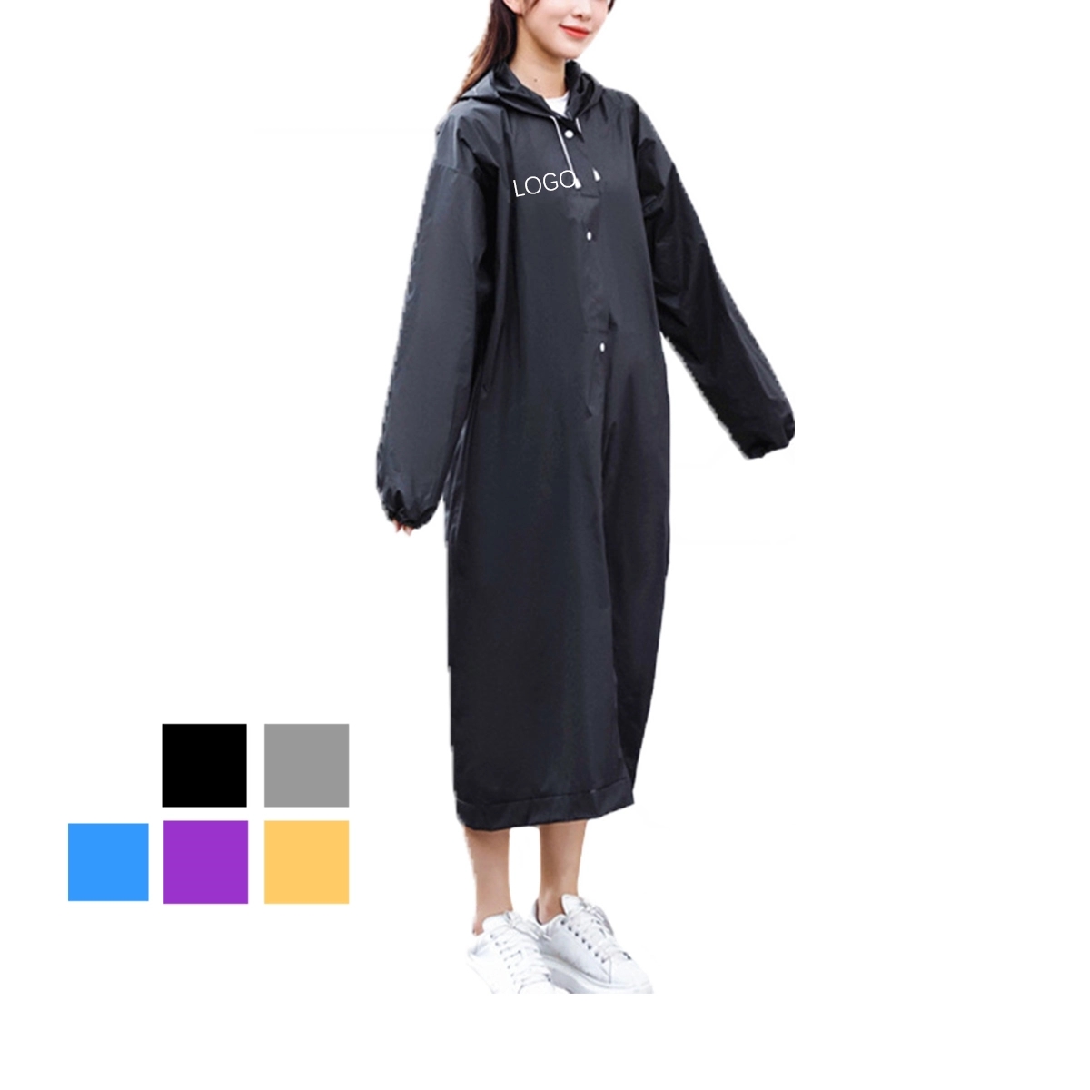 EVA Adult Rain Poncho Coats 6