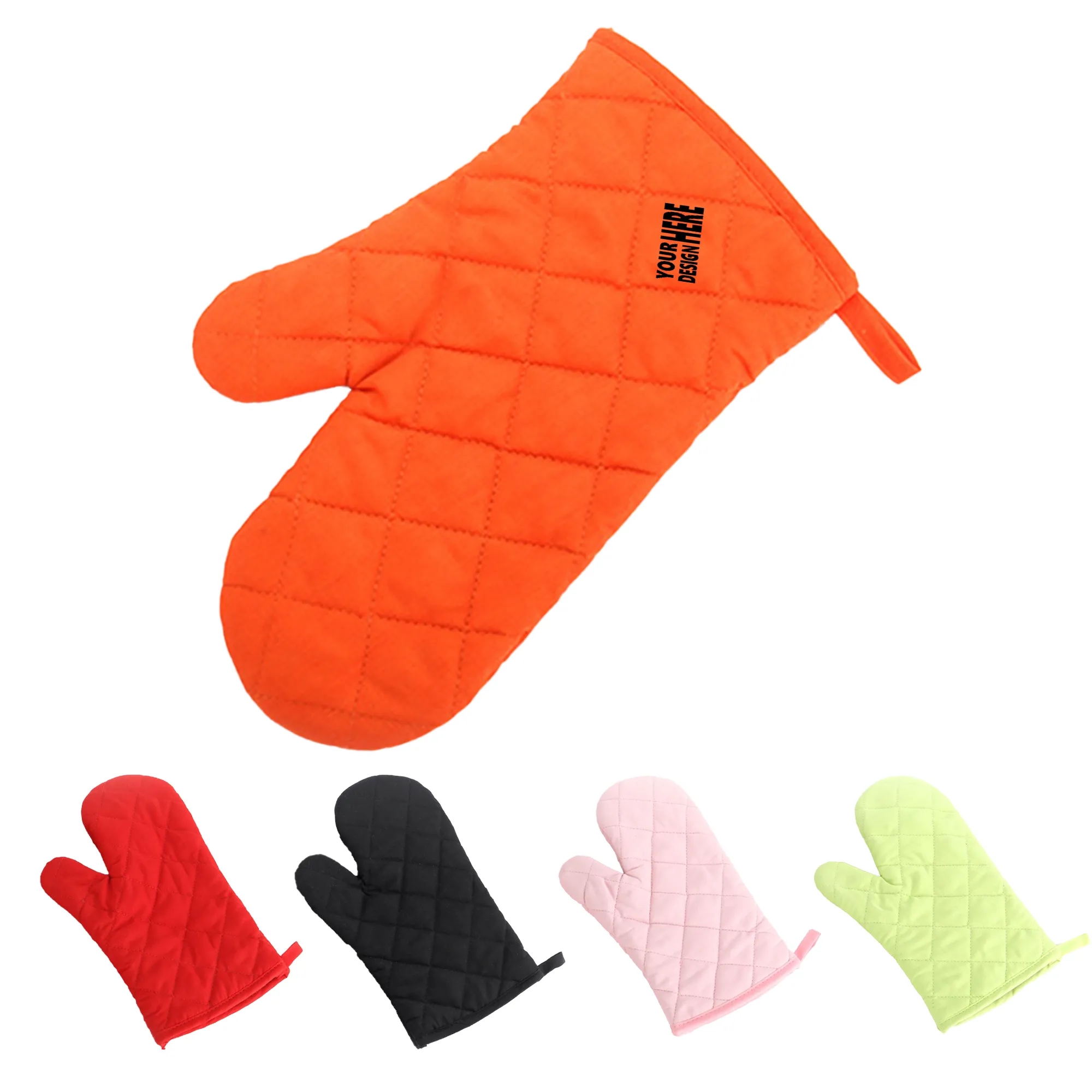 Single Heat Resistant Non-Slip Oven Mitt 3