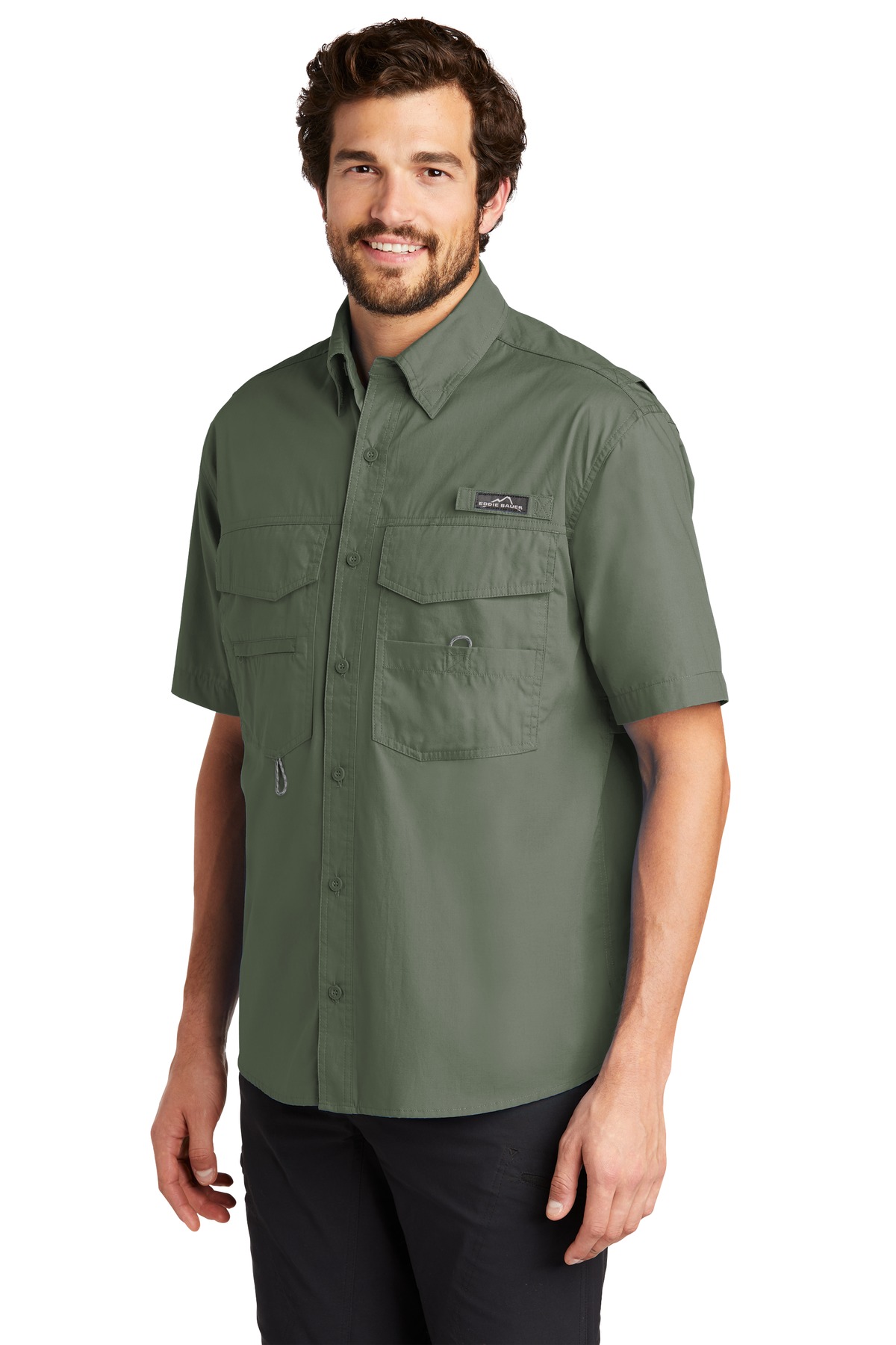 Eddie Bauer - Short Sleeve Fishing Shirt. EB608 8