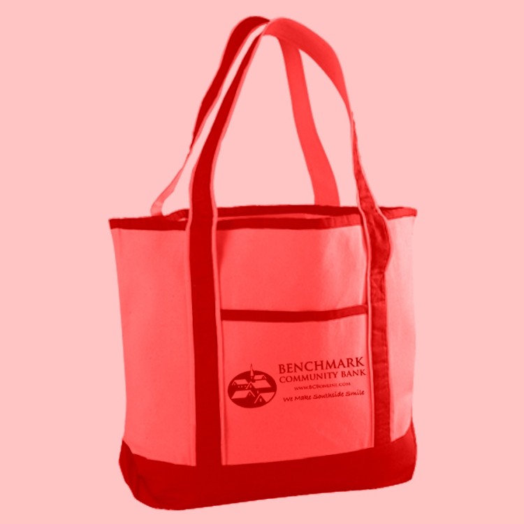 Canvas Deluxe Tote Bag, custom tote bag with logo imprint 10