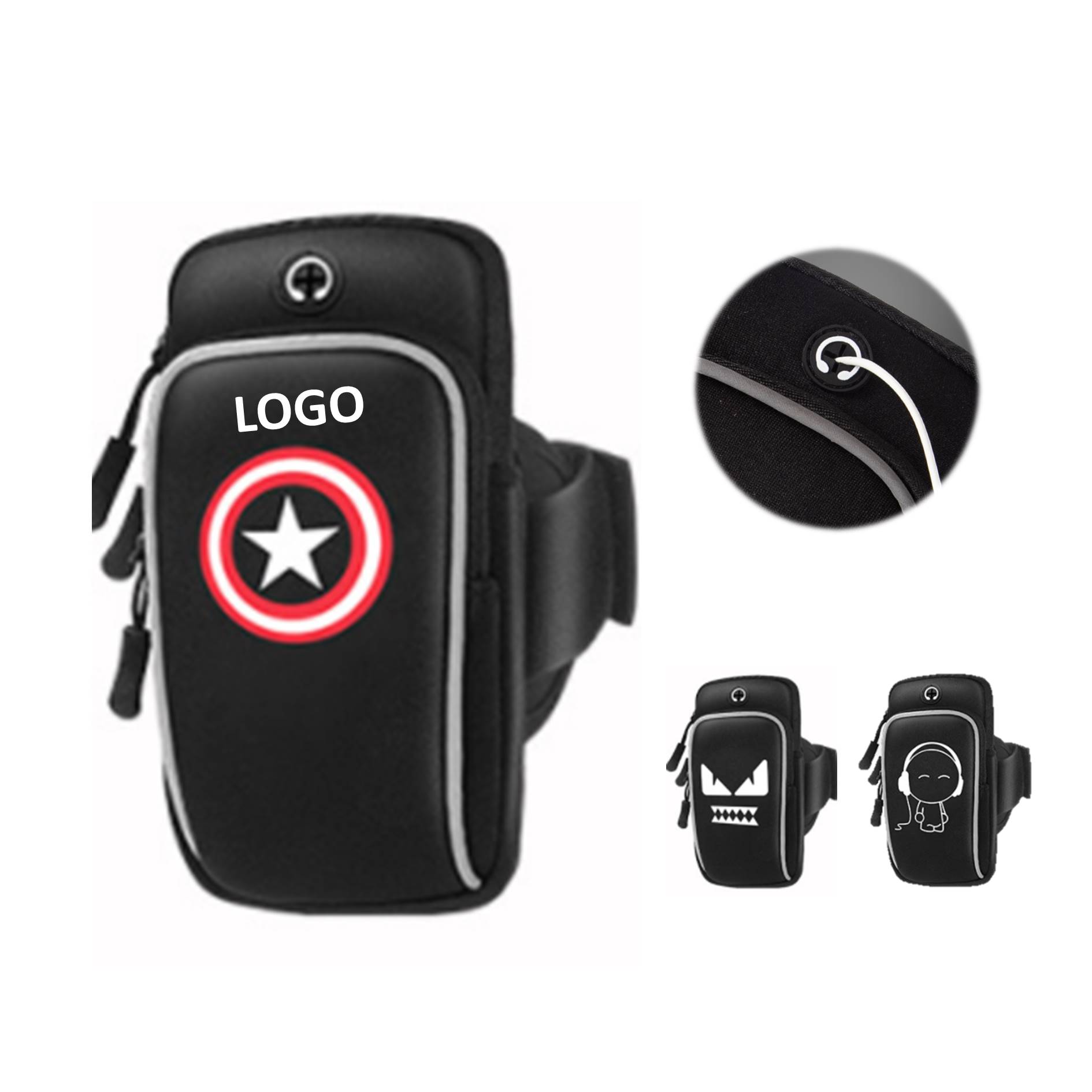 Night Running Luminous Phone Arm Bag 2