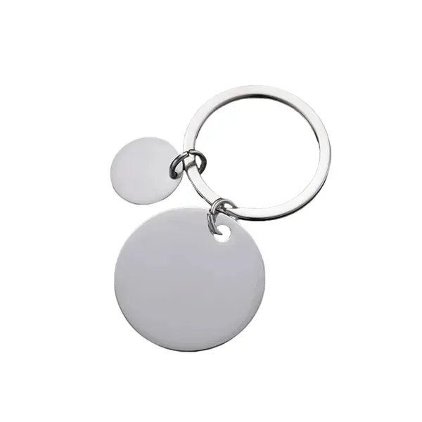 Custom Engraved Metal Keychain - Personalized Gift Option 2