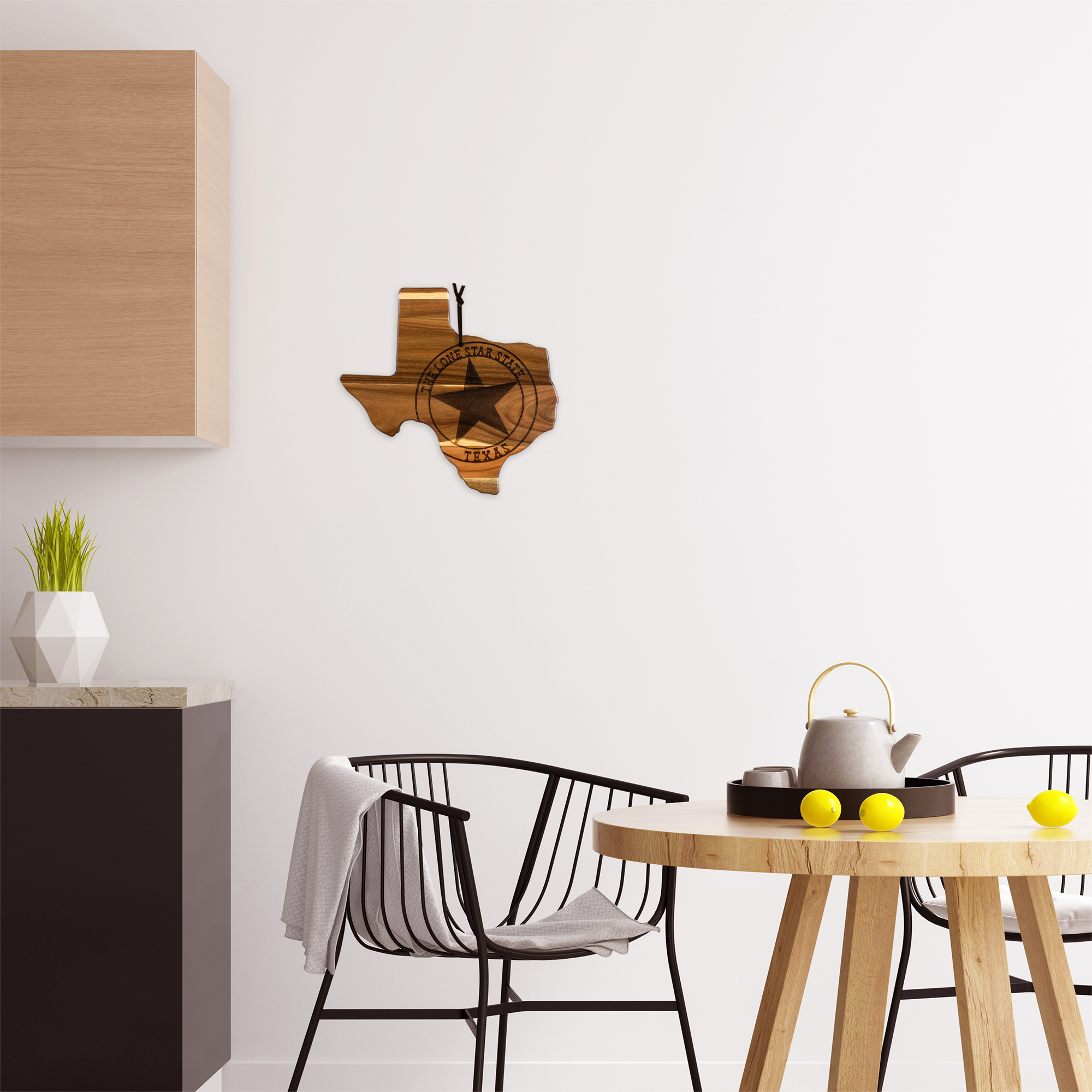 Rock & Branch® Origins Series Texas State Shaped Wood Serving and Cutting Board 6