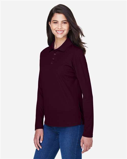 Women's Pinnacle Performance Long Sleeve Piqué Polo - 78192 20