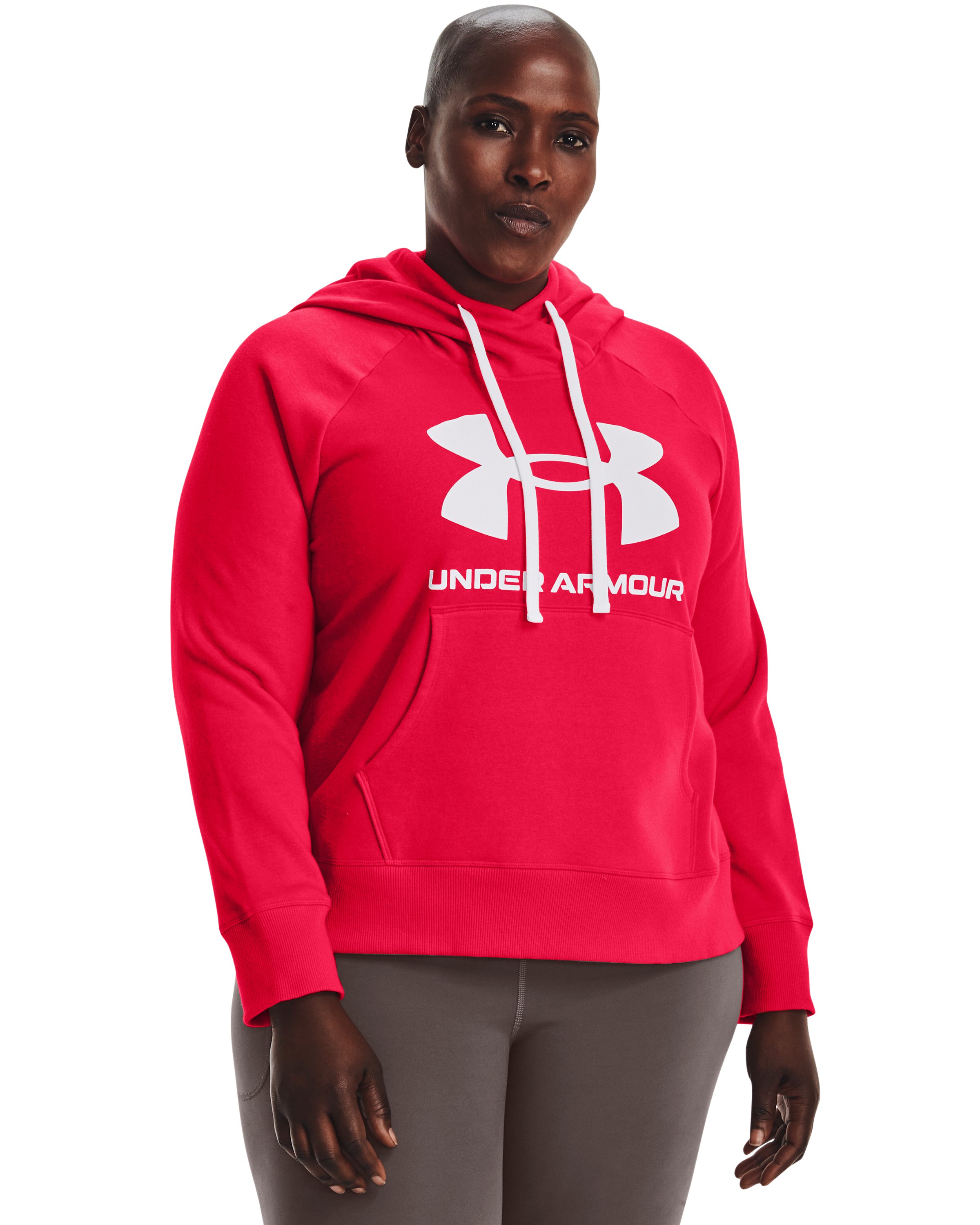 UA Rival Fleece Logo Women's Hoodie 10