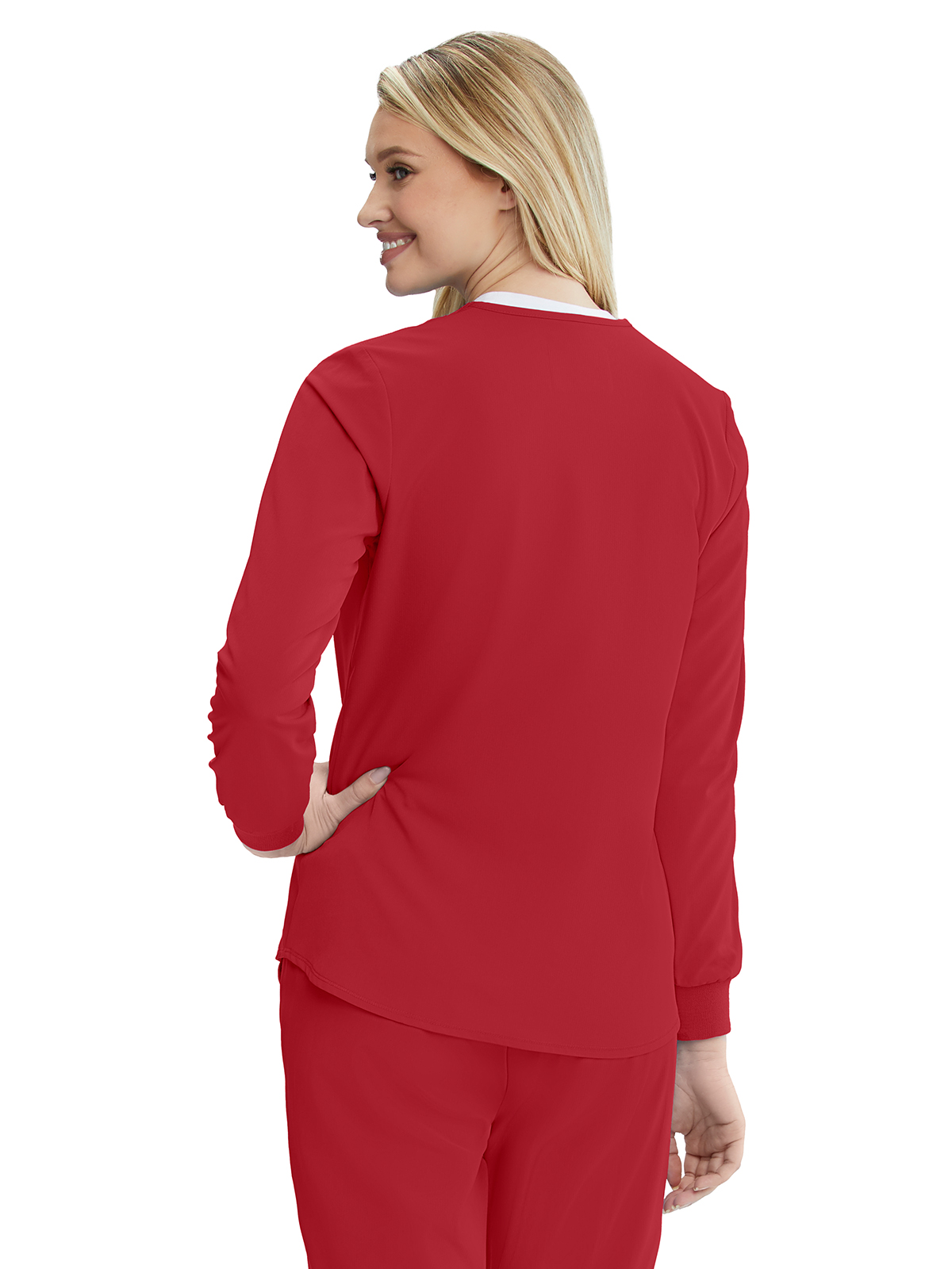 Skechers - Women's Two-Pocket Snap-Front Stability Warm-Up Scrub Jacket 43