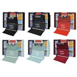 3 Layers Aluminum Foldable Nurse Clip Boards Notepad 2