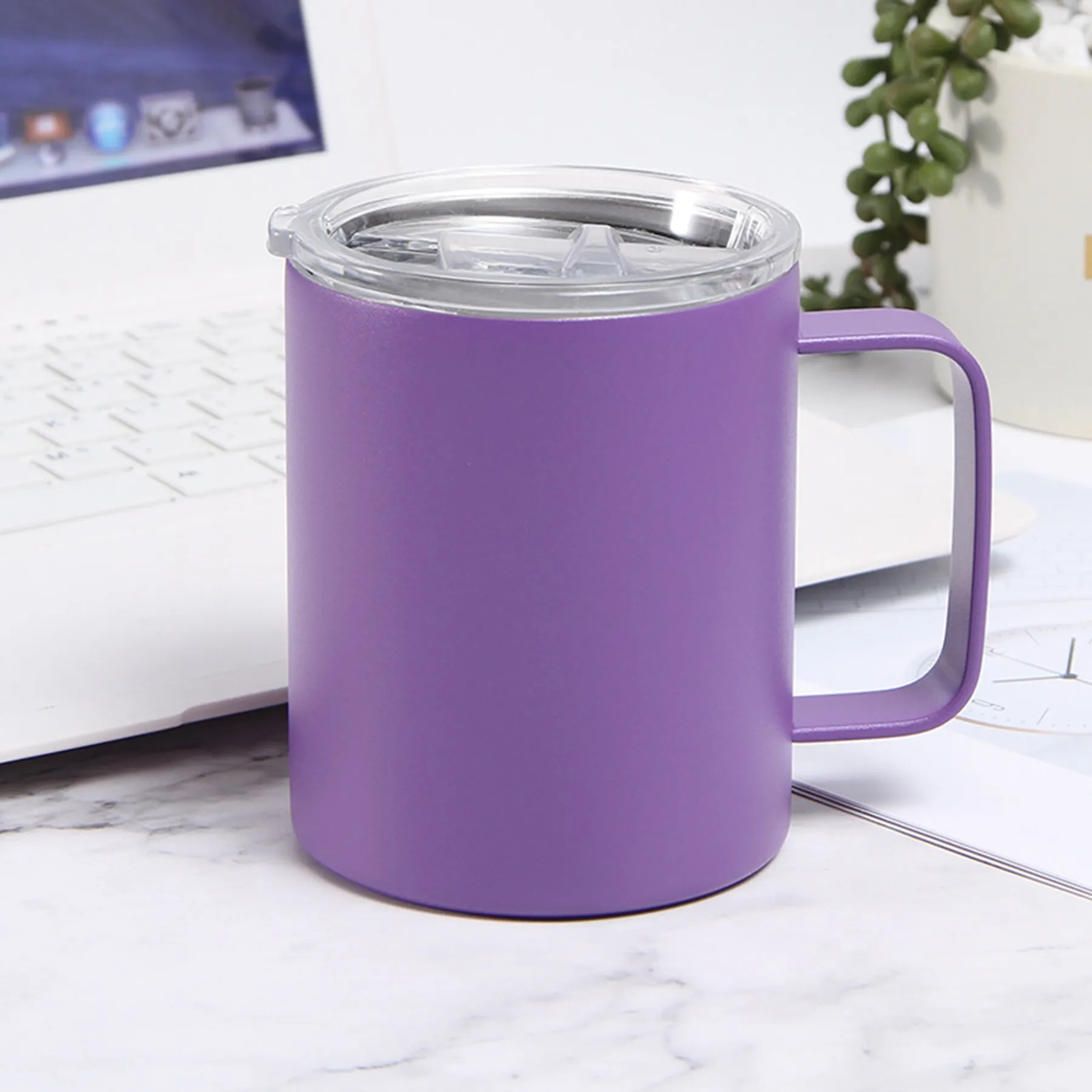 12 Oz. Double Wall Stainless Steel Vacuum Coffee Mug 13
