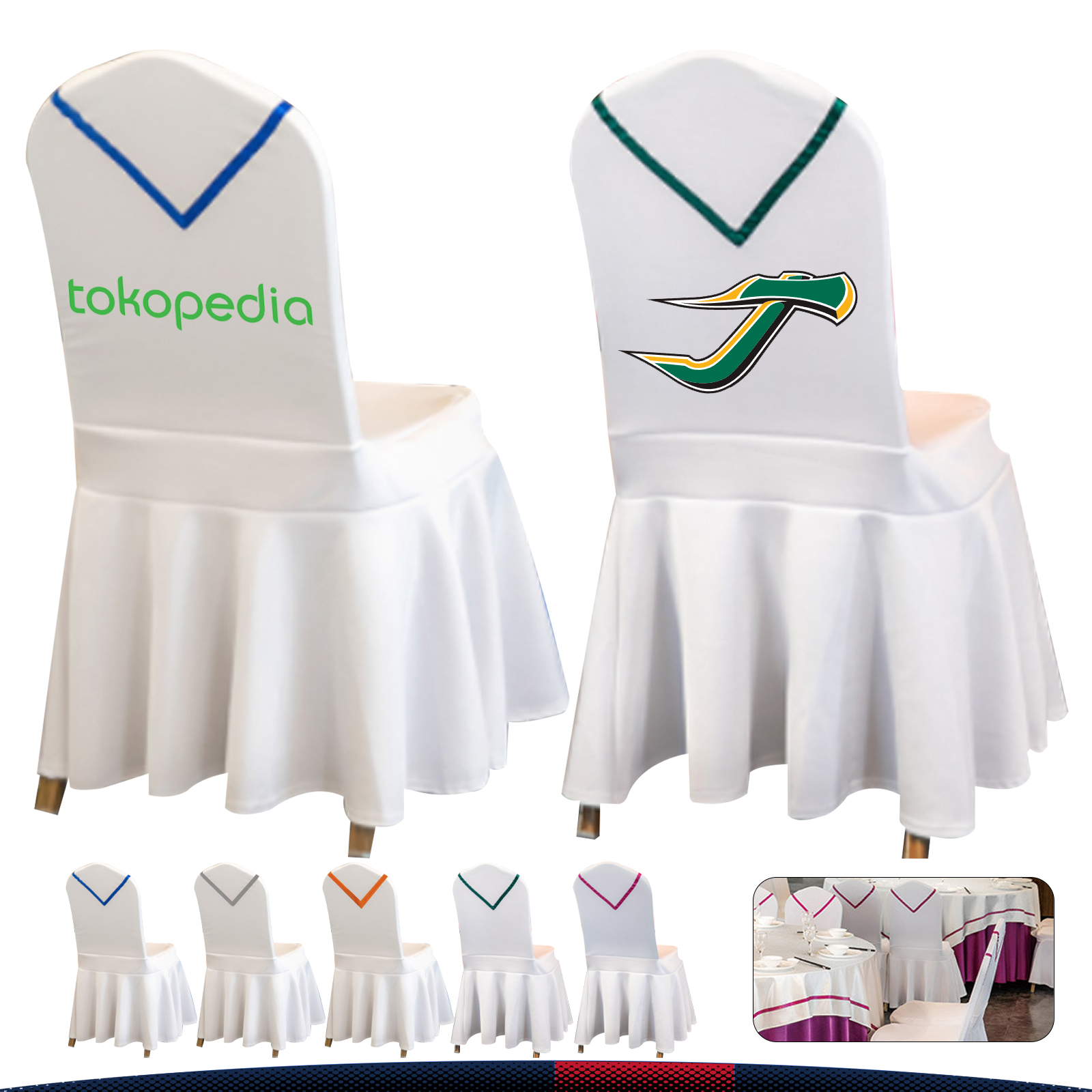 Ribbon Chair Cover 2