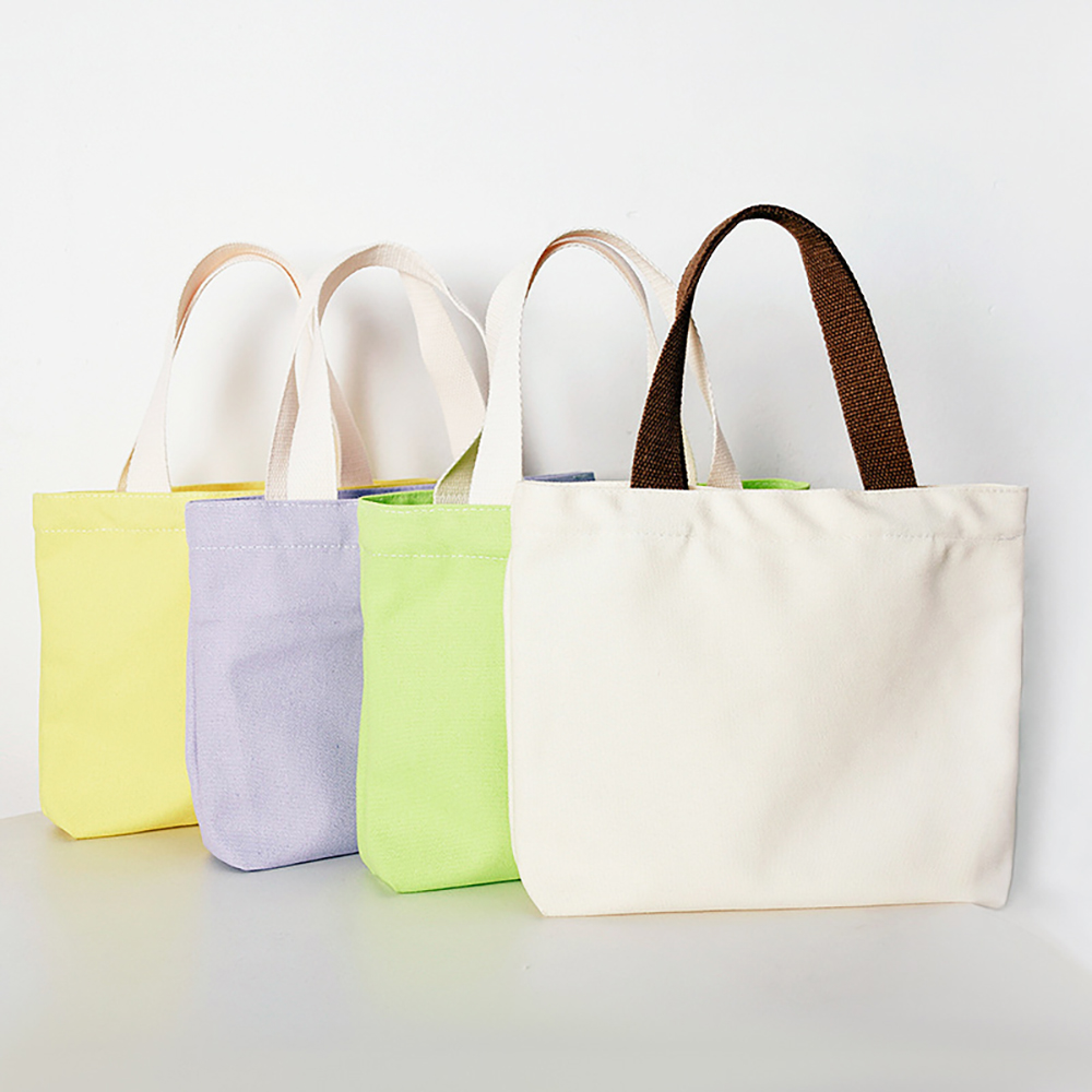 Canvas Tote Bags with Magnetic Snap, custom tote bag with logo imprint 8