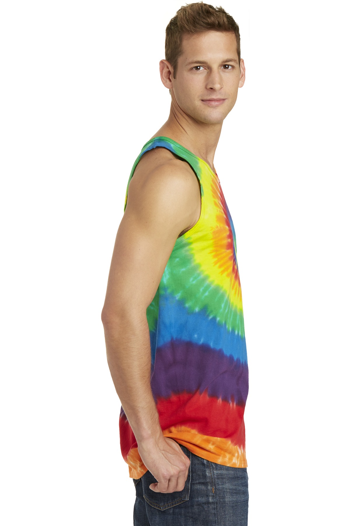 Port & Co Tie-Dye Tank Top. PC147TT 2