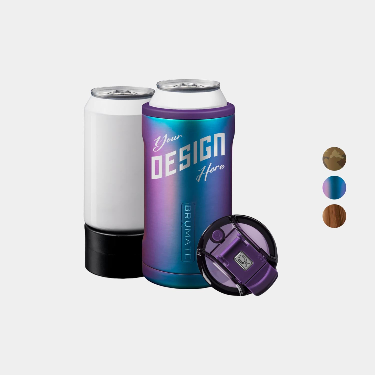 16/12 oz BruMate® Stainless Steel Insulated Hopsulator Trio Can Cooler Tumbler 1