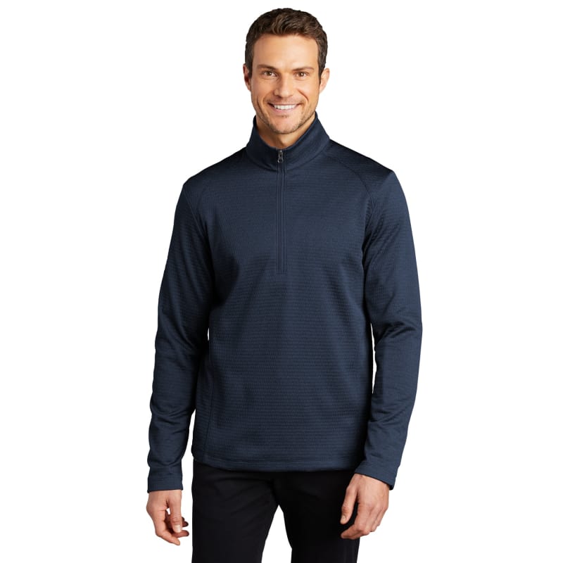 Port Authority Diamond Heather Fleece 1/4-Zip Pullover 8