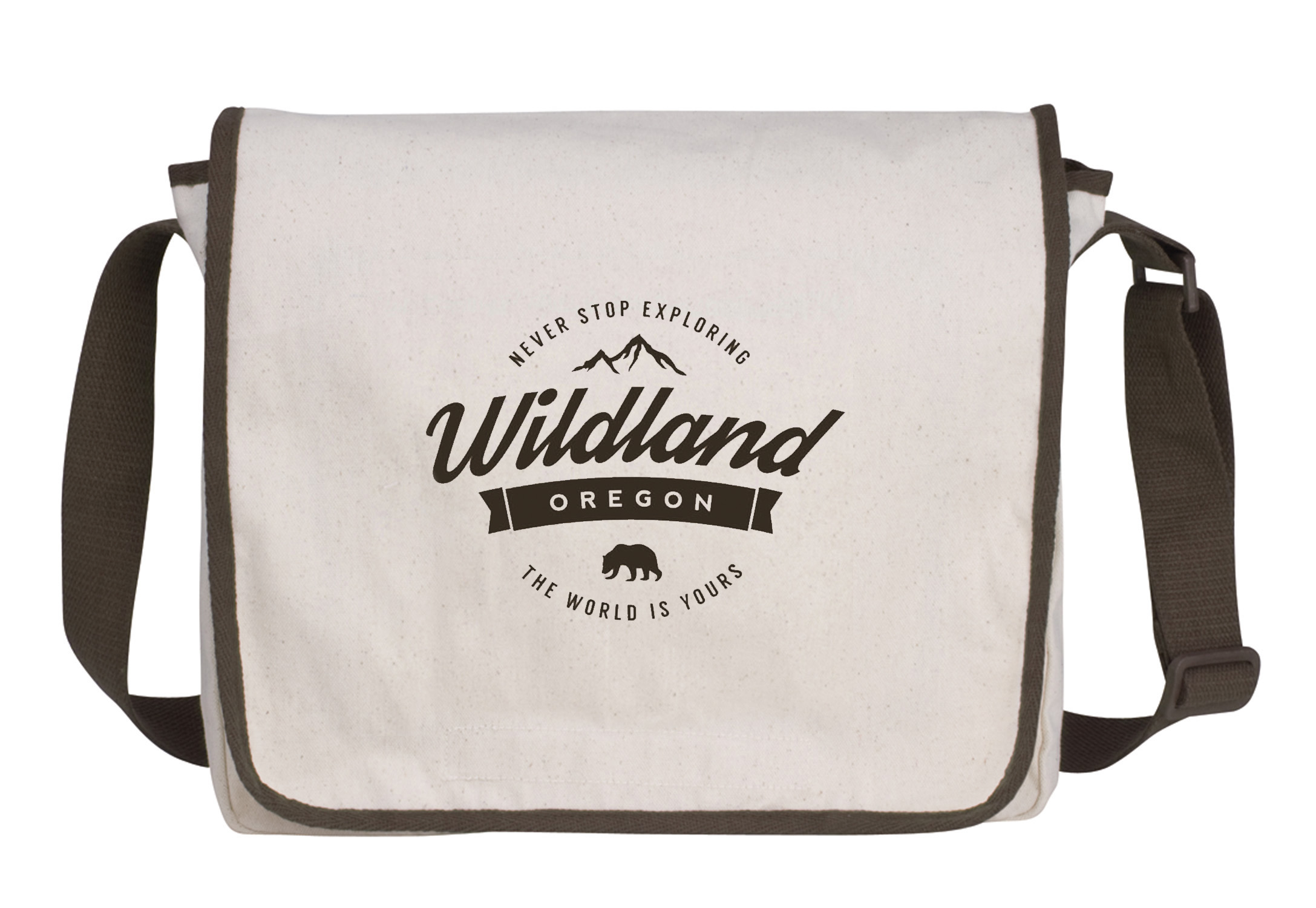 V Natural Cotton Messenger