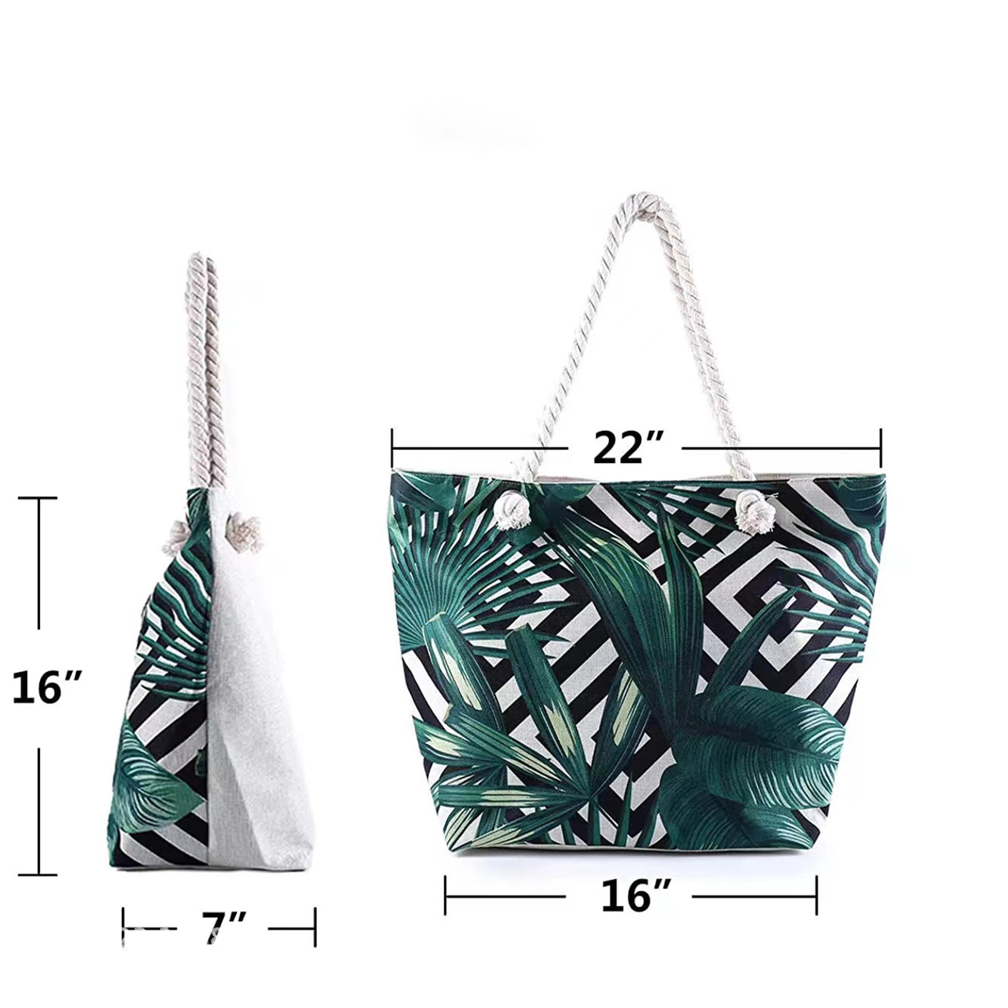 Waterproof Sandproof Tote With Pocket Zipper 1