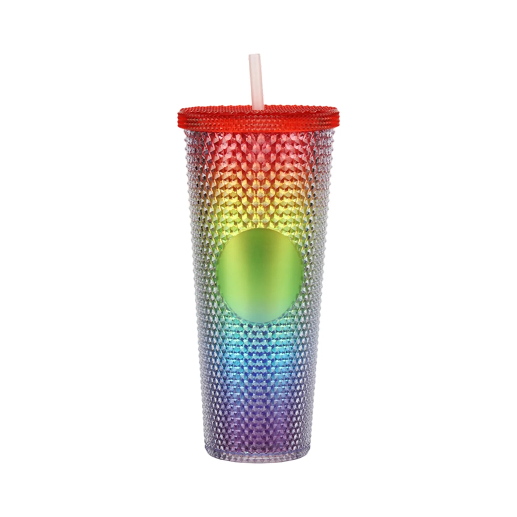 Plastic Tumbler with Handle and Reusable Straw 8