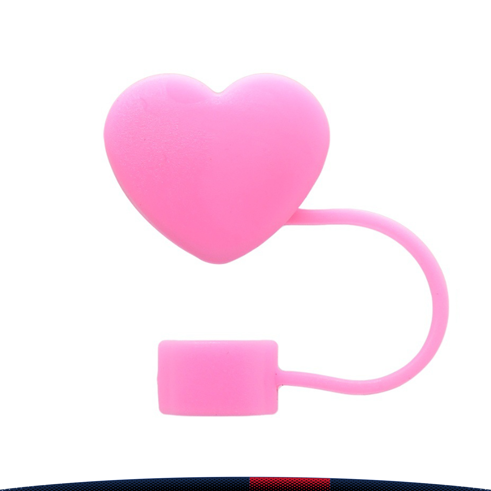 Sippa Heart-Shaped PVC Straw Topper 13
