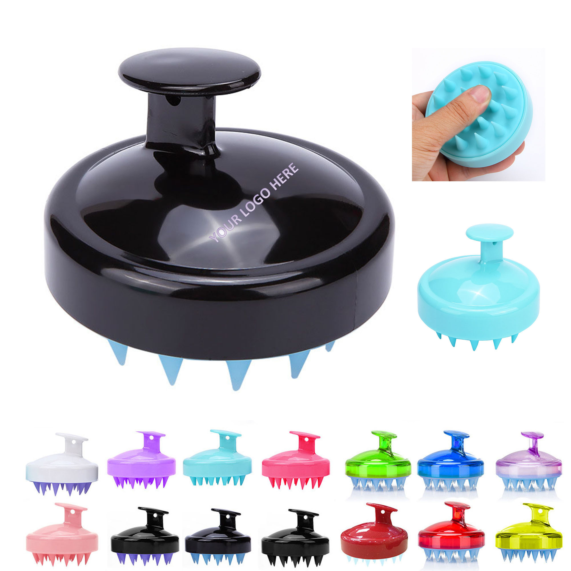 Bath Exfoliator Scalp Stimulator Comb 9