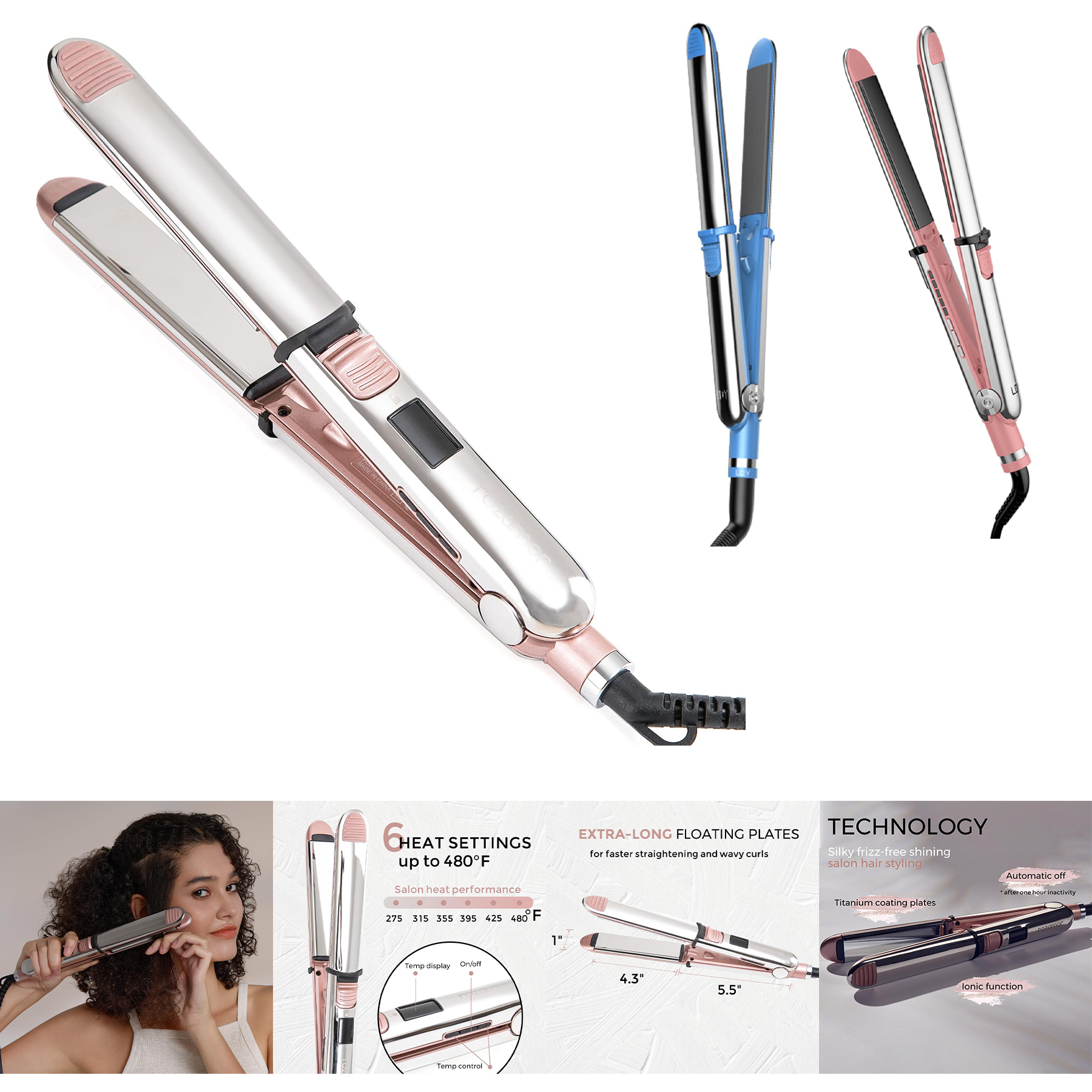 Professional Flat Iron Hair Straightener 2